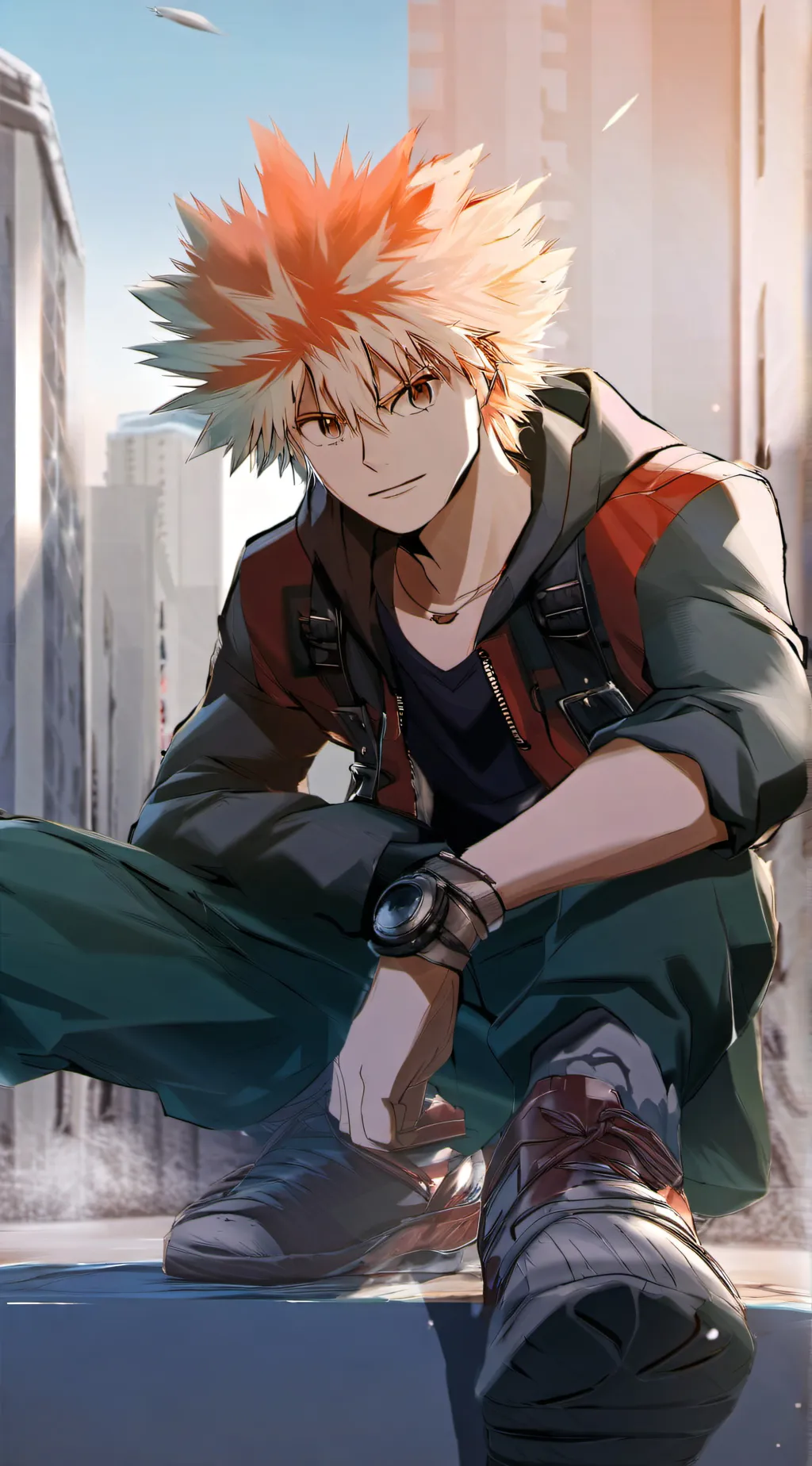 ai character: Bakudeku background