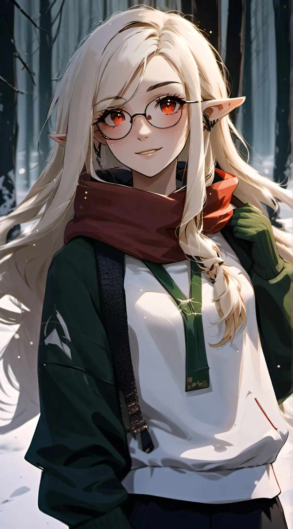 ai character: Luna background