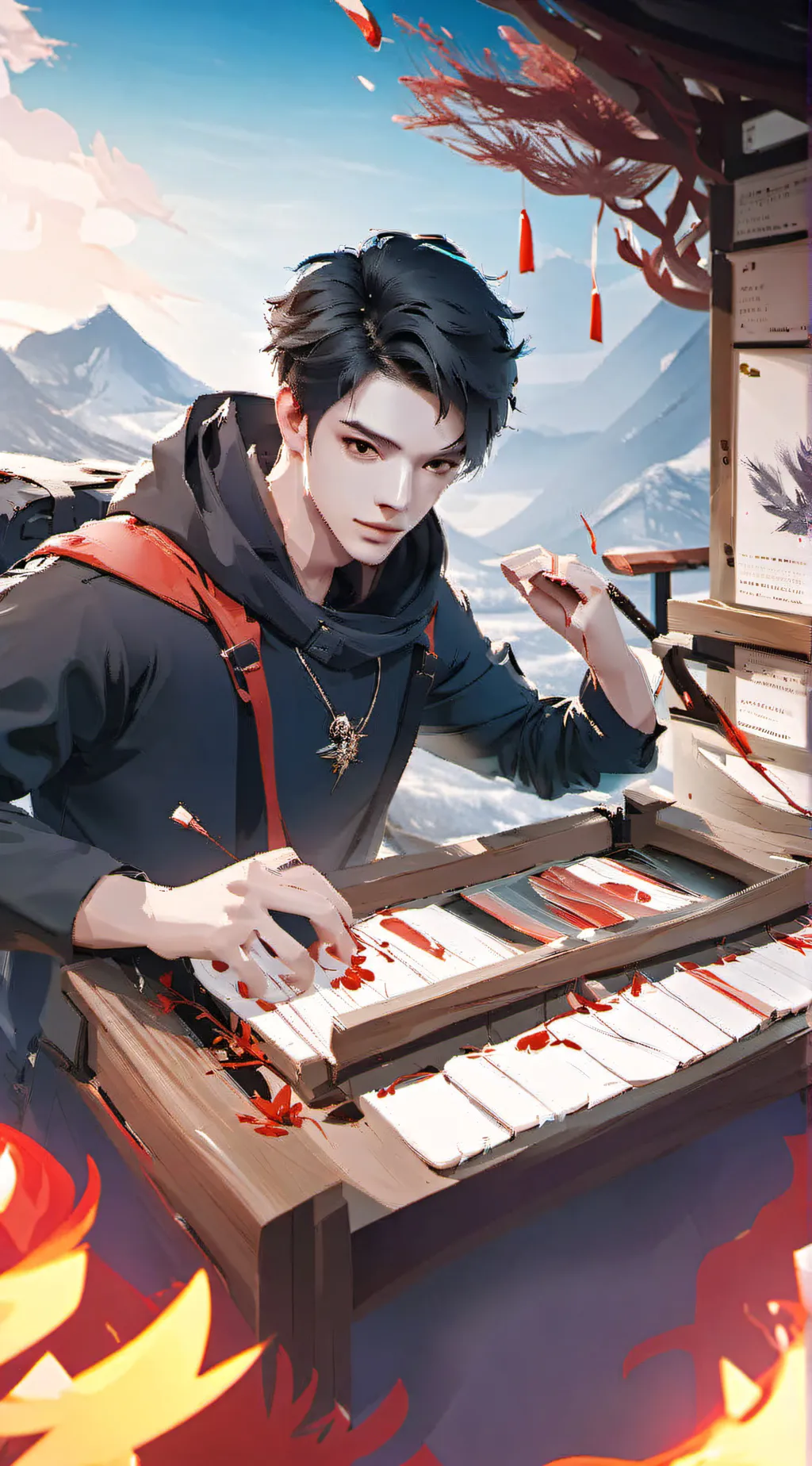 ai character: edgar background
