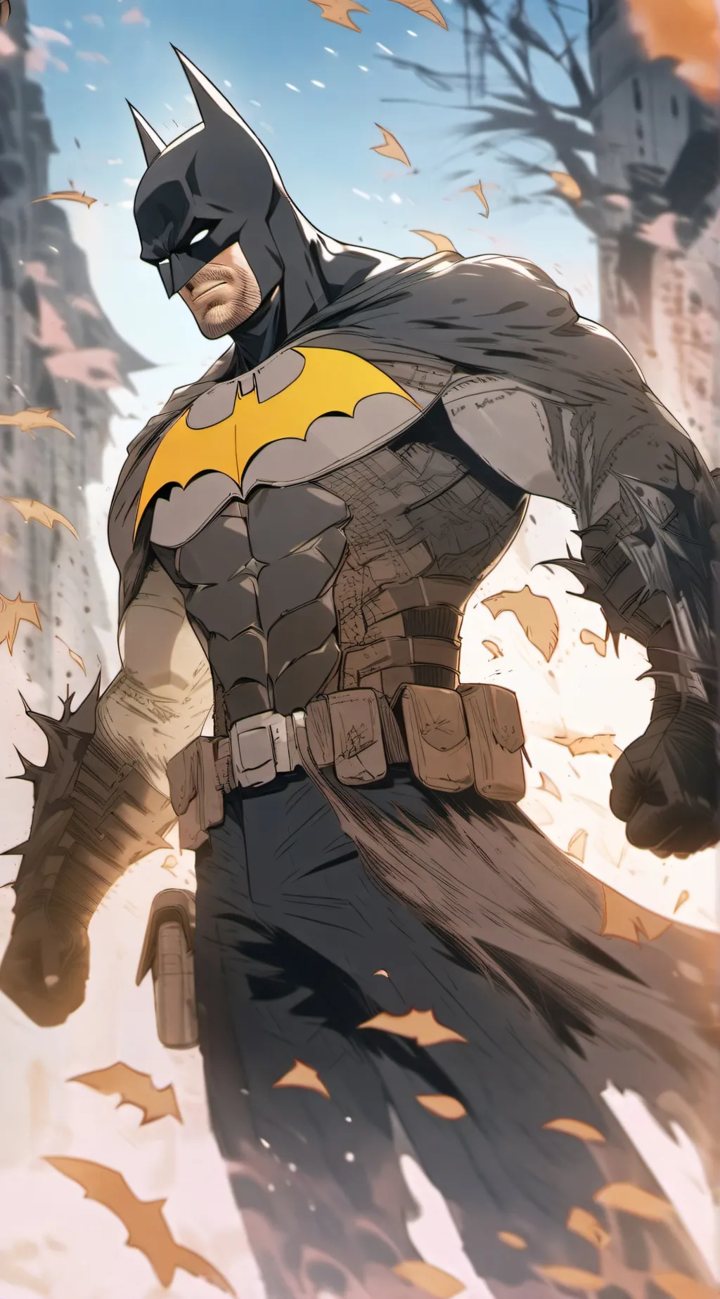 ai character: batman  background