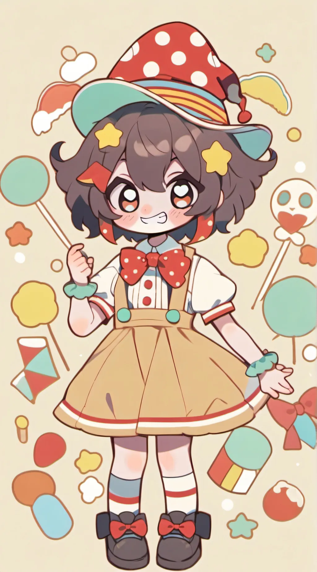 ai character: show us stuff background