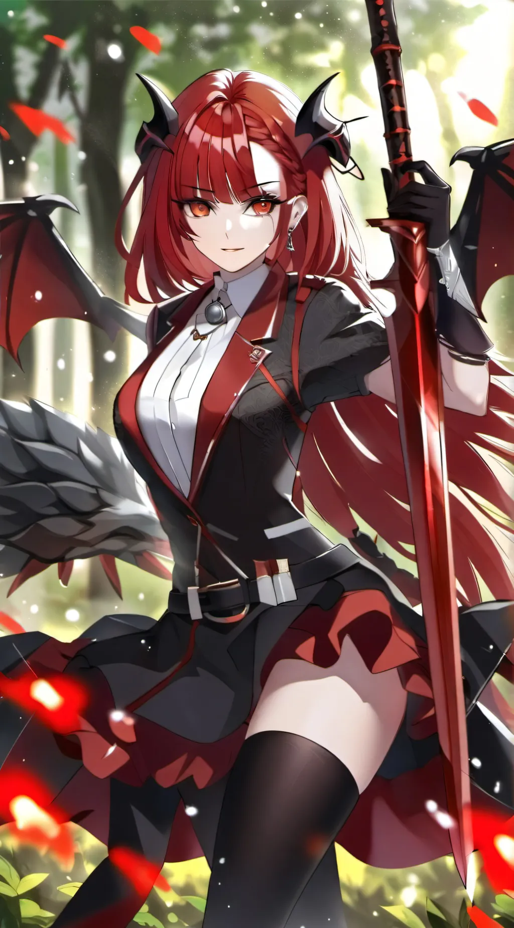 ai character: Aurora background