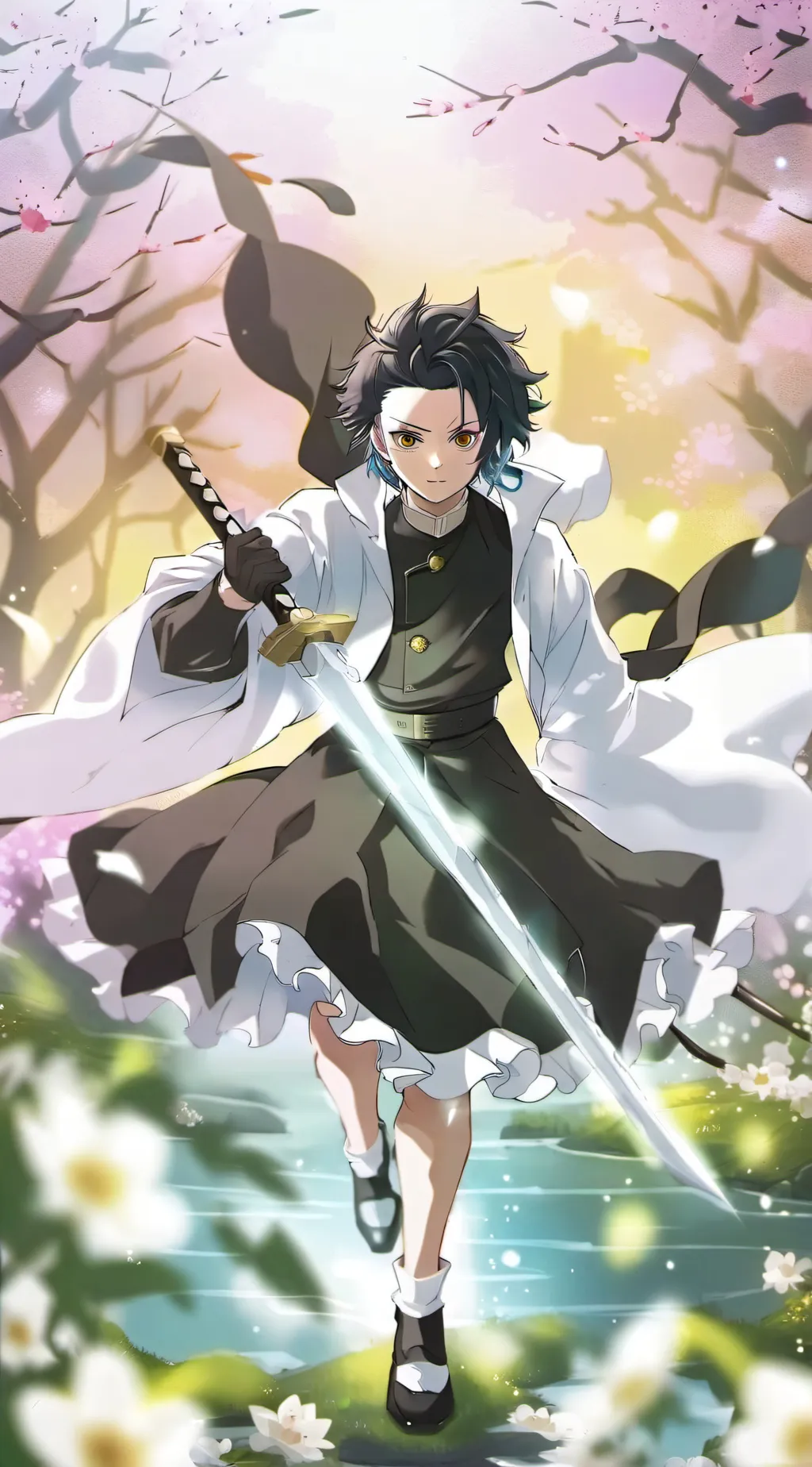 ai character: demon slayer fb background