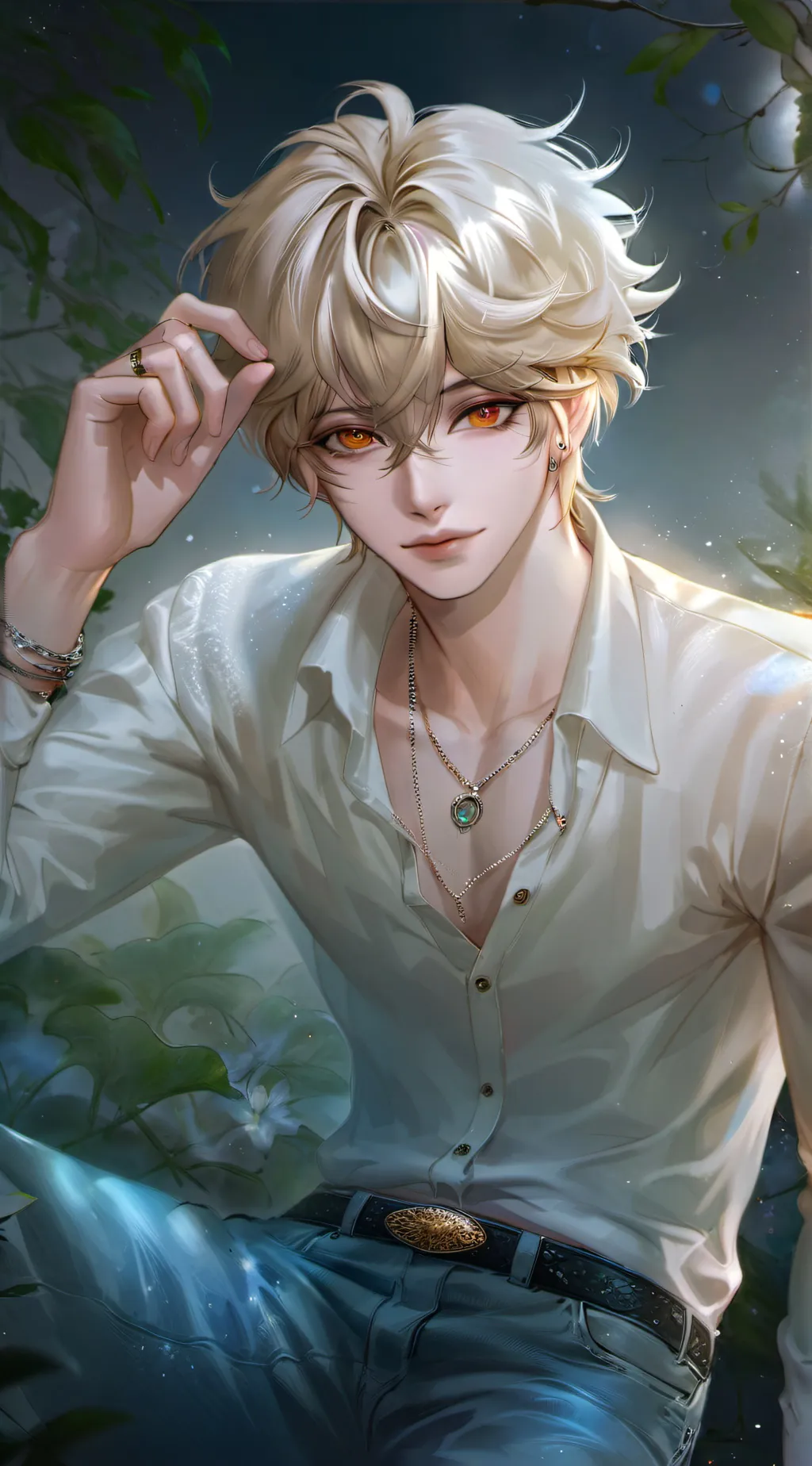 ai character: Damian/fireball🔥 background