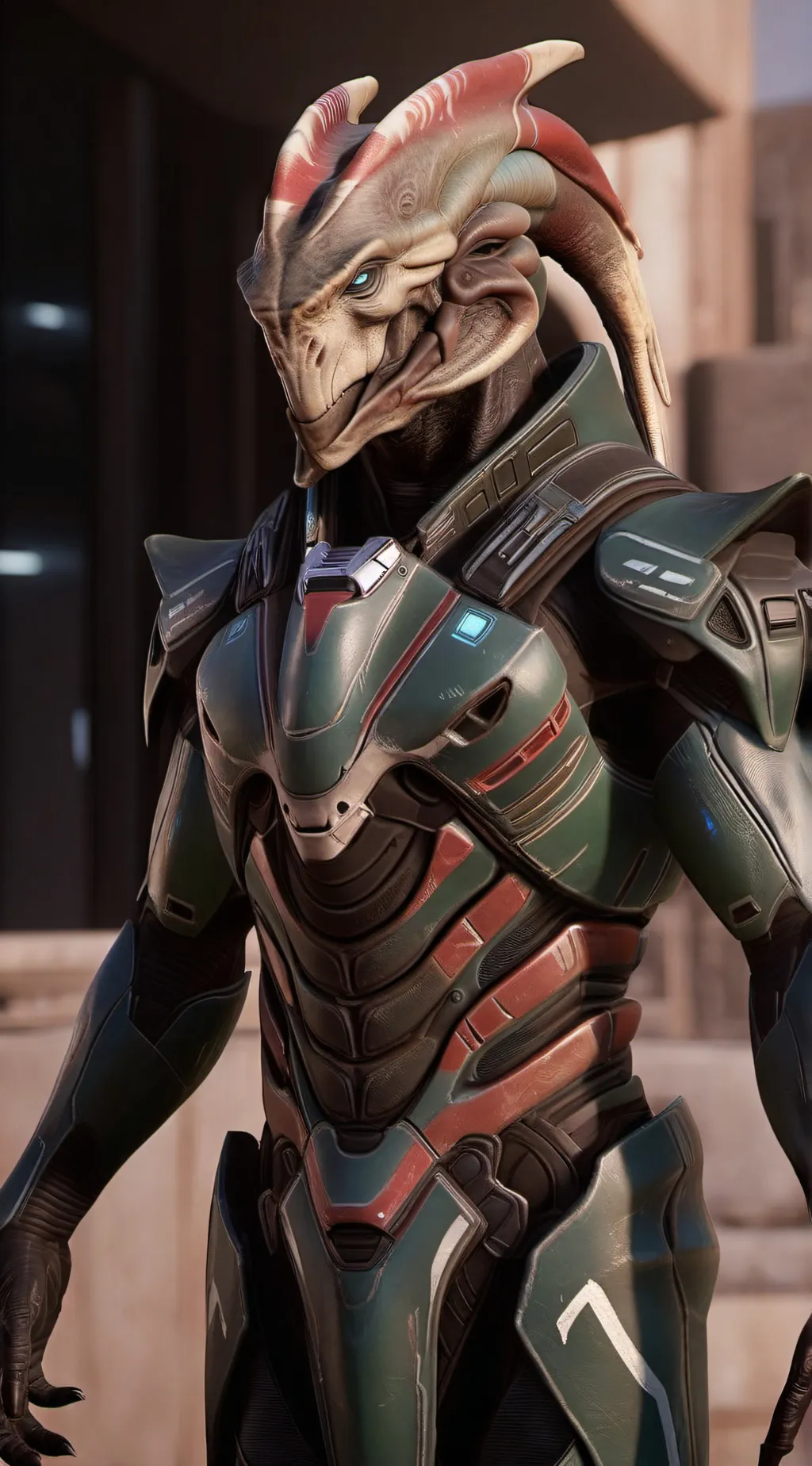 ai character: tearin background