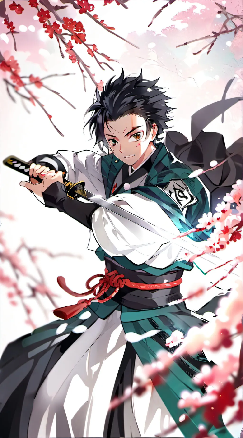 ai character: hashira background