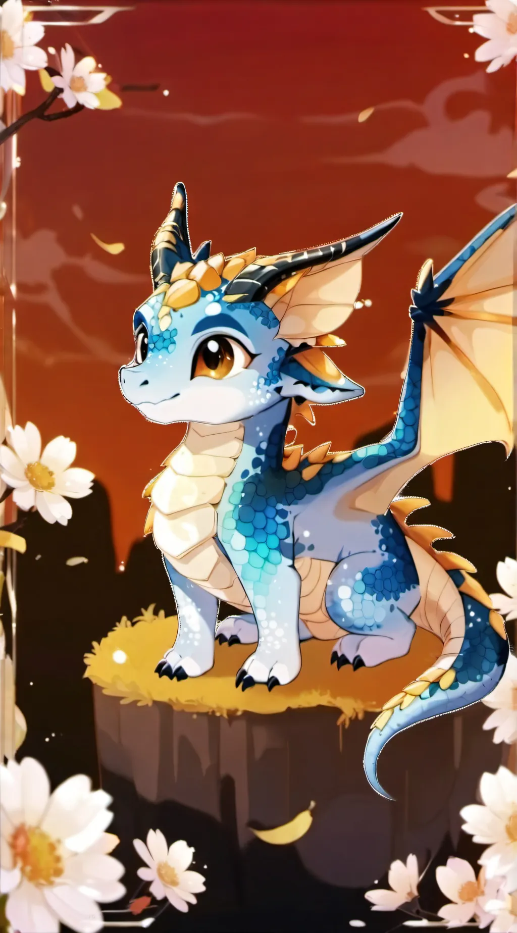 ai character: Sapphire background