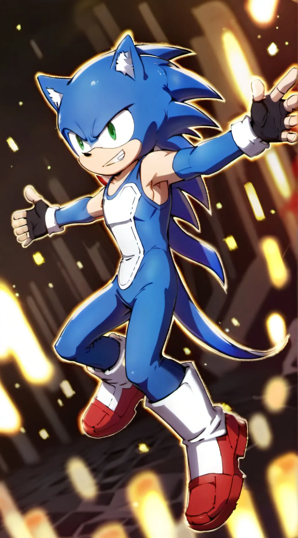 ai character: Sonic Underground background