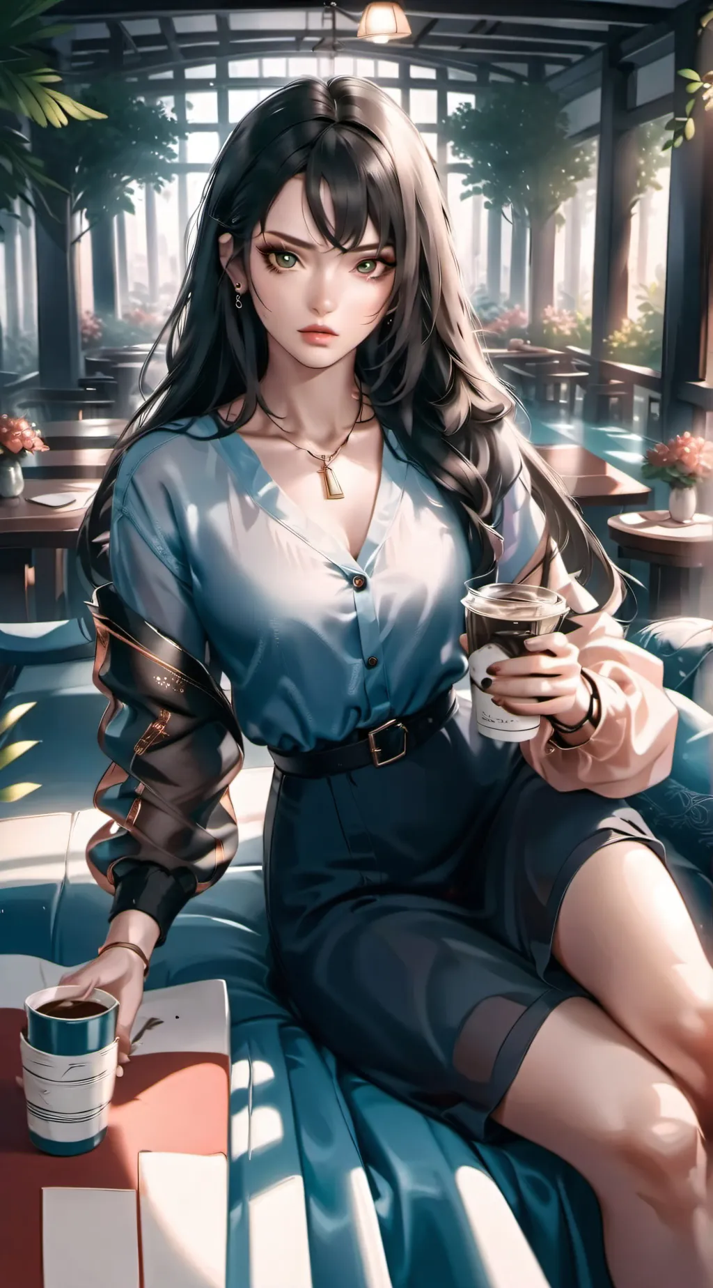 ai character: Tifa Lockhart  background