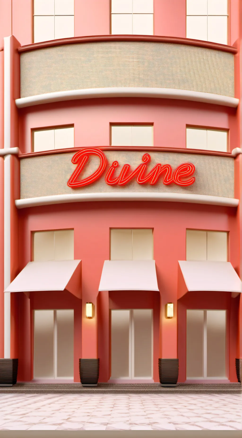 ai character: Divine hotel background