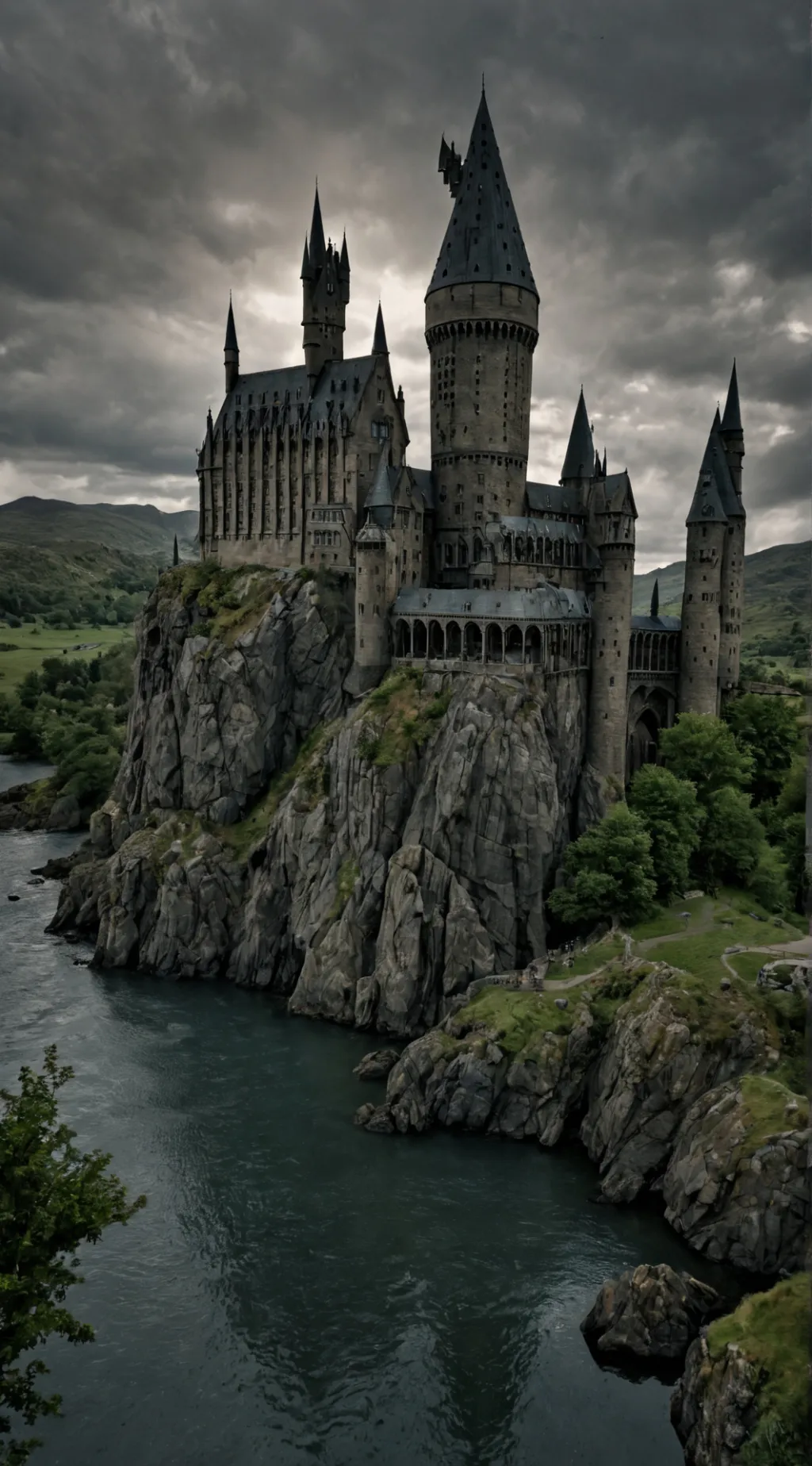 ai character: hogwarts background