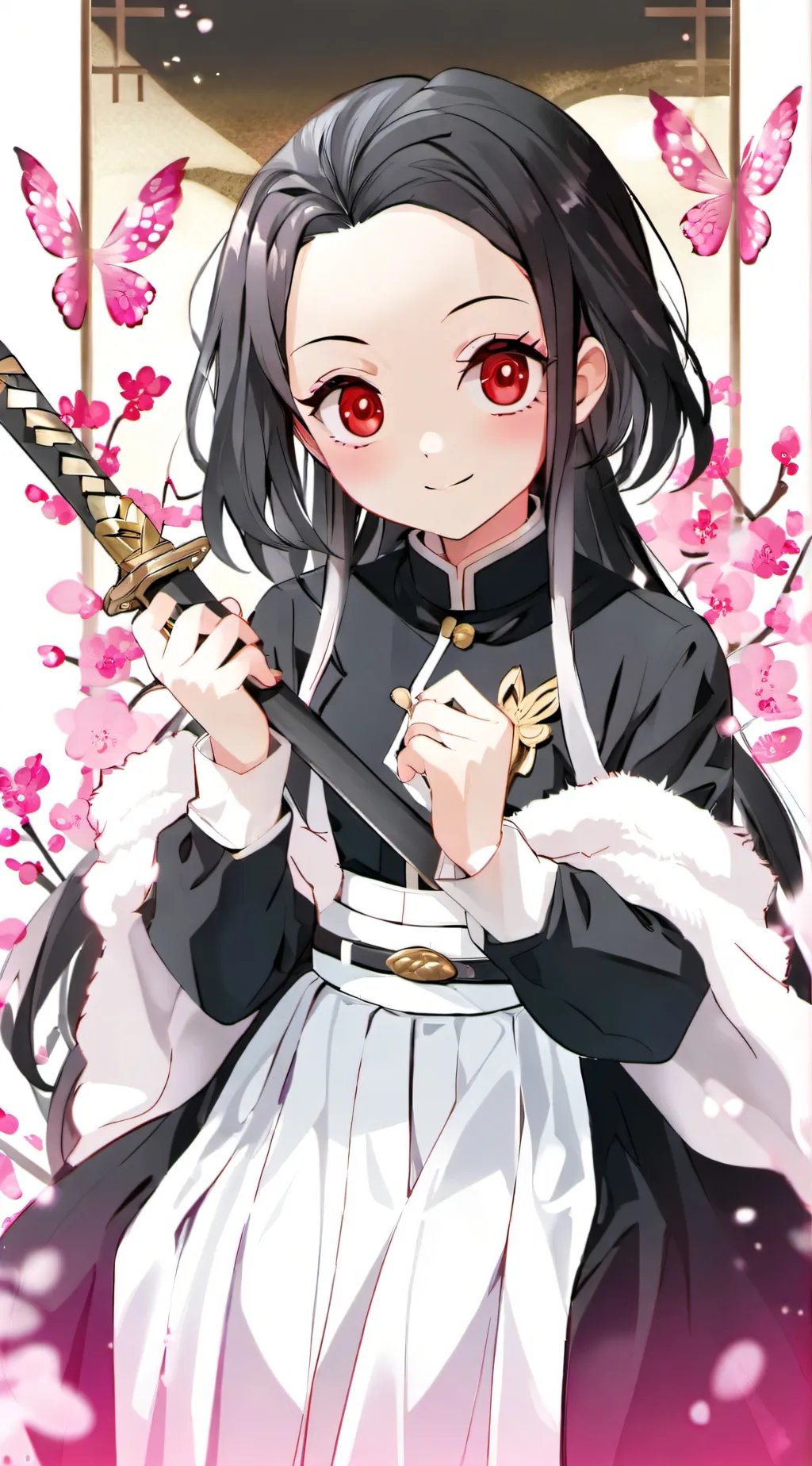 ai character: DEMON SLAYER!  background