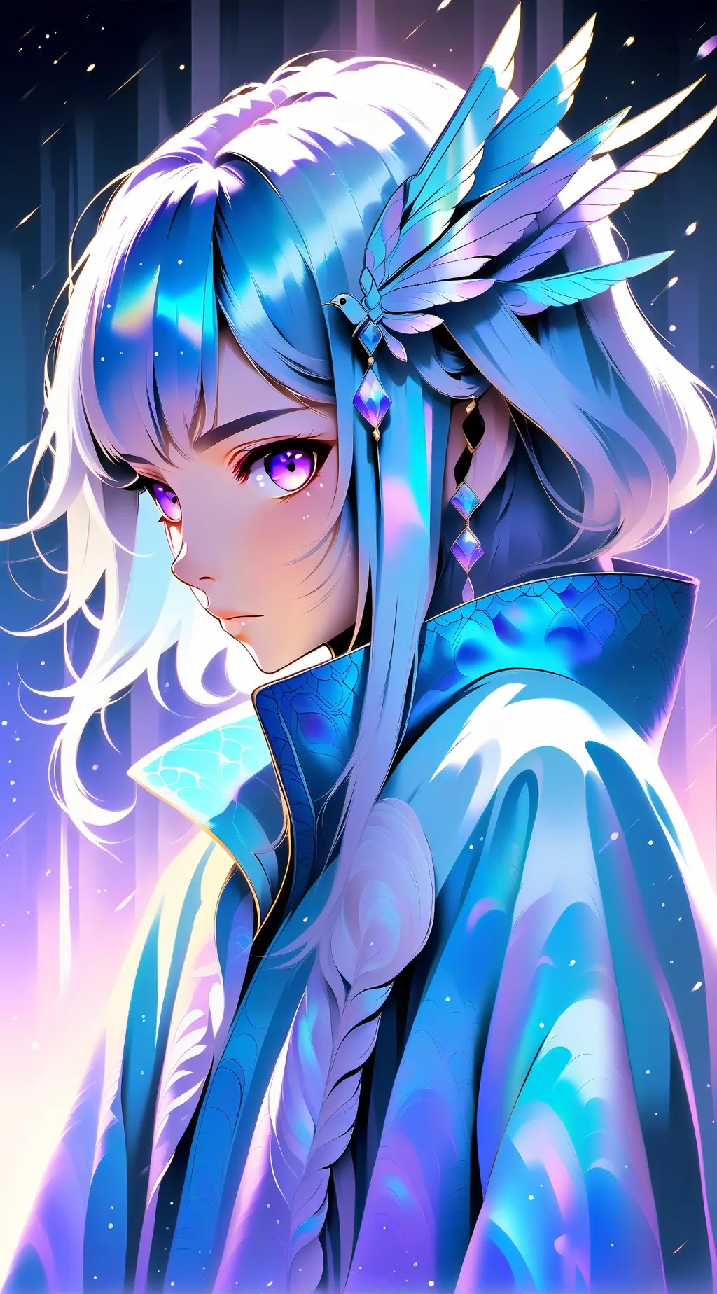 ai character: Crislia Kristal background