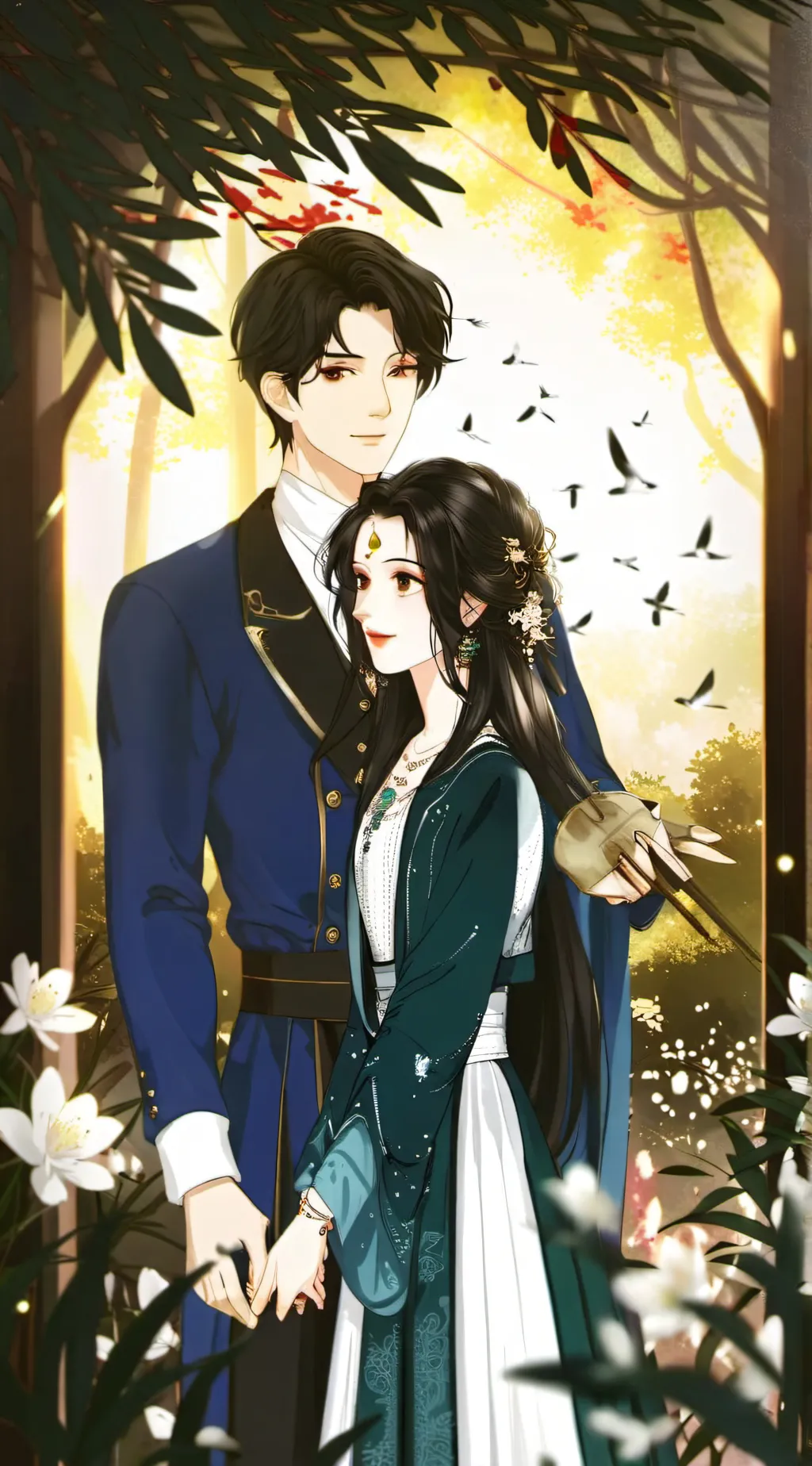 ai character: •~holly•~ background
