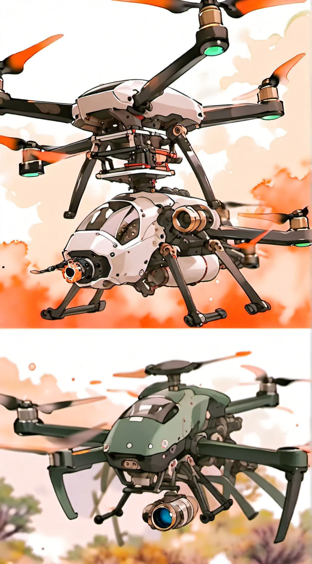 ai character: murder drones  background