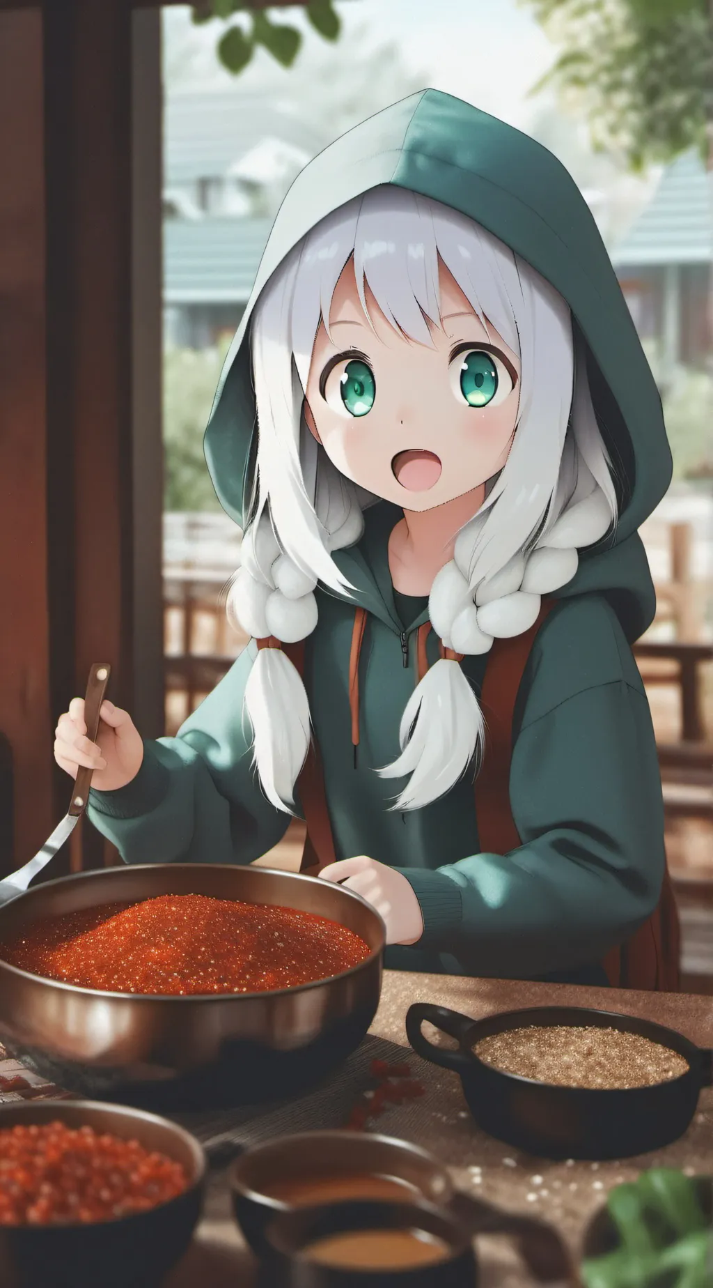 ai character: Izumi background