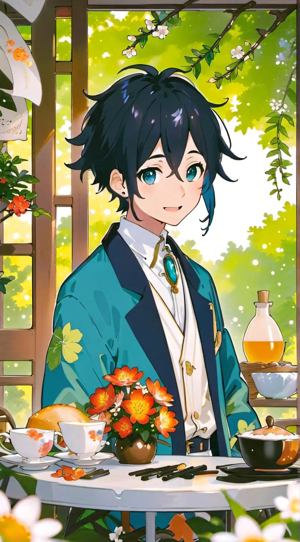 ai character: venti background