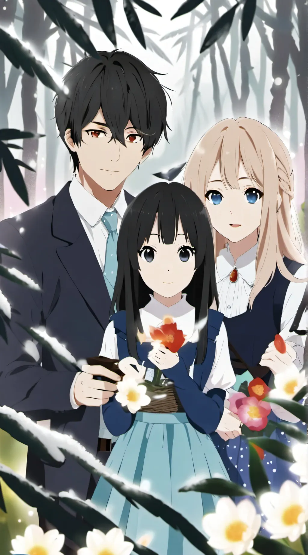 ai character: Friend group  background