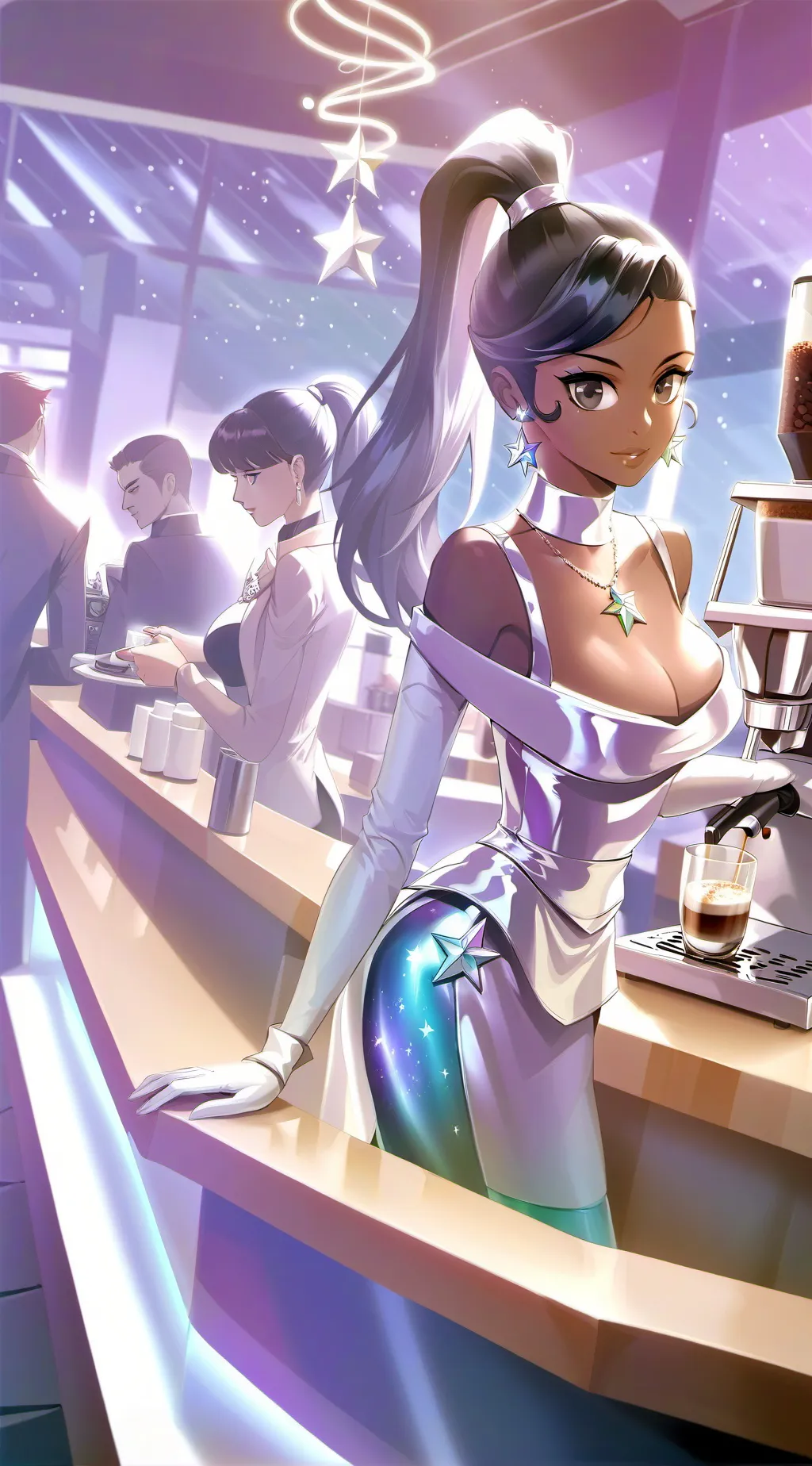 ai character: 🩵★~𝐒𝐭𝐚𝐫~★🩵 background