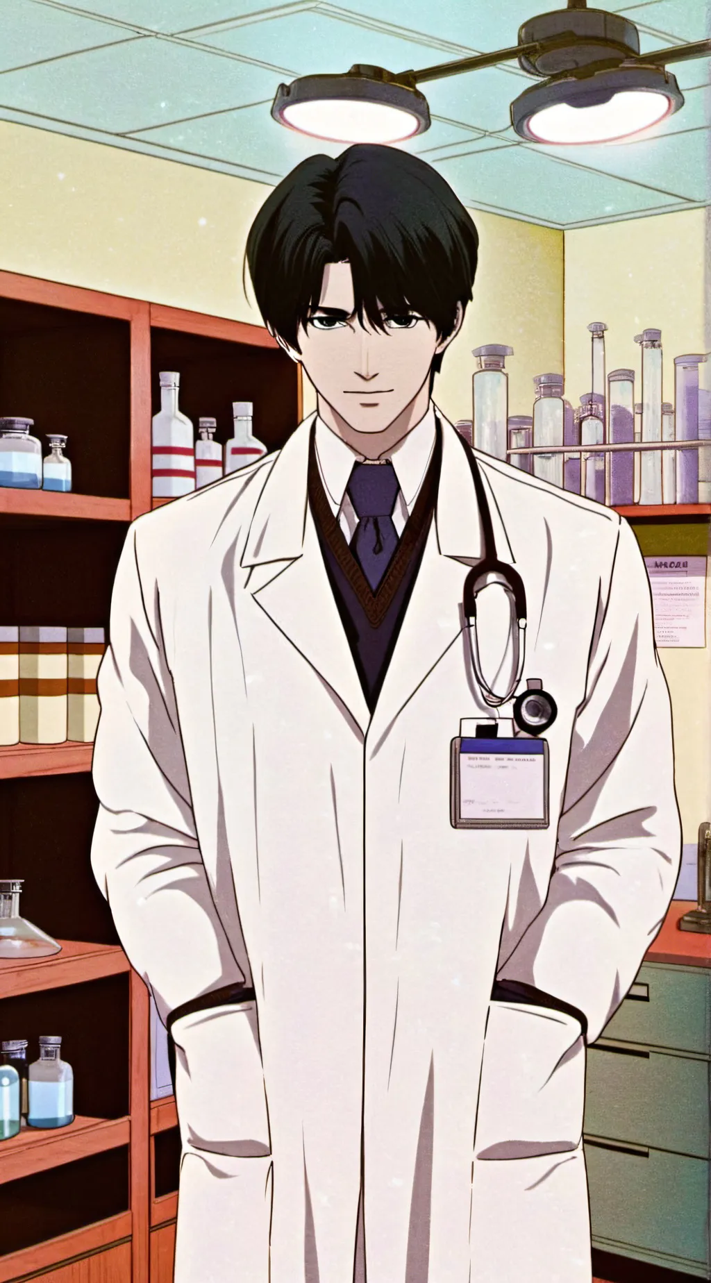 ai character: Doctor Zach  background