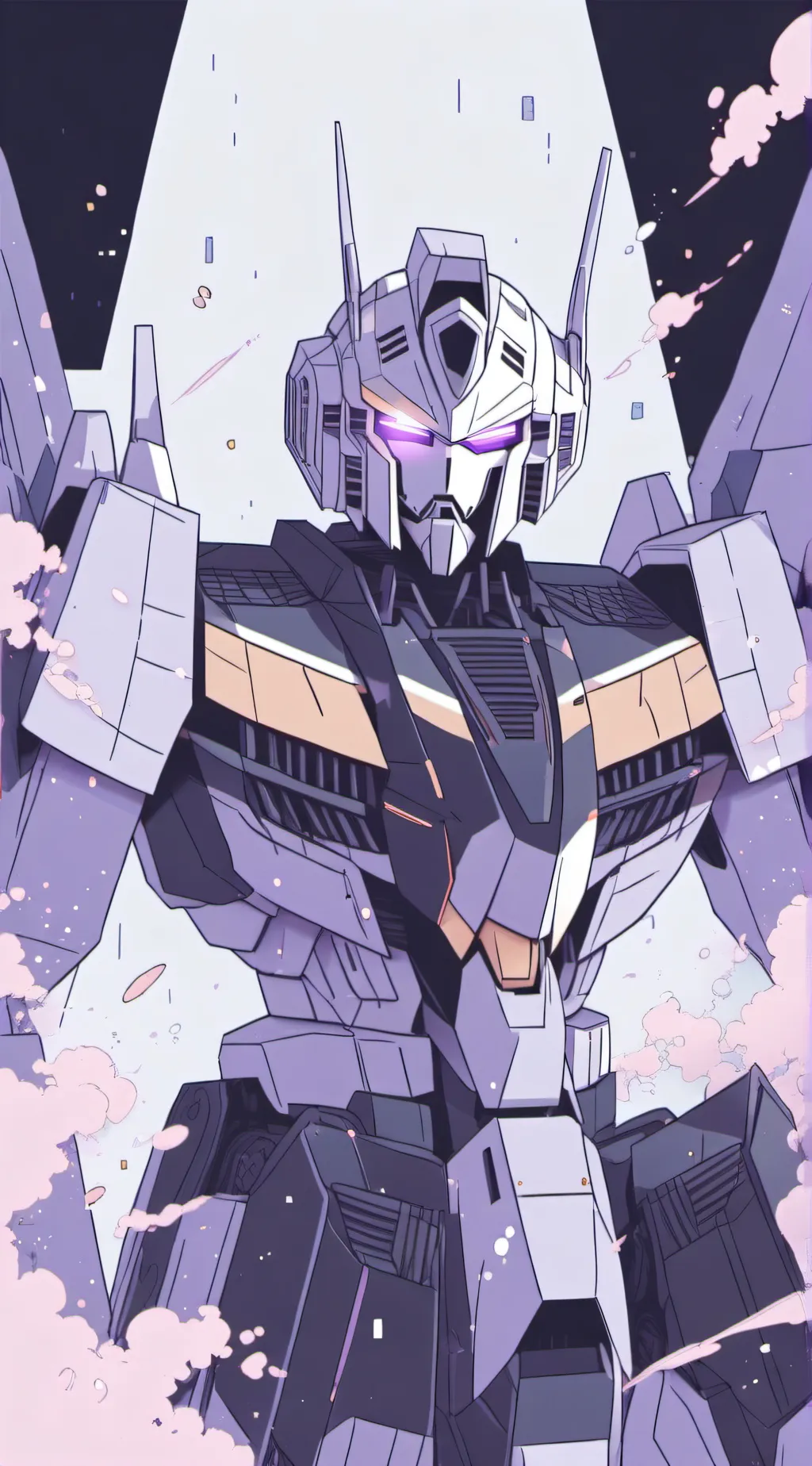 ai character: Tf Cyberverse background