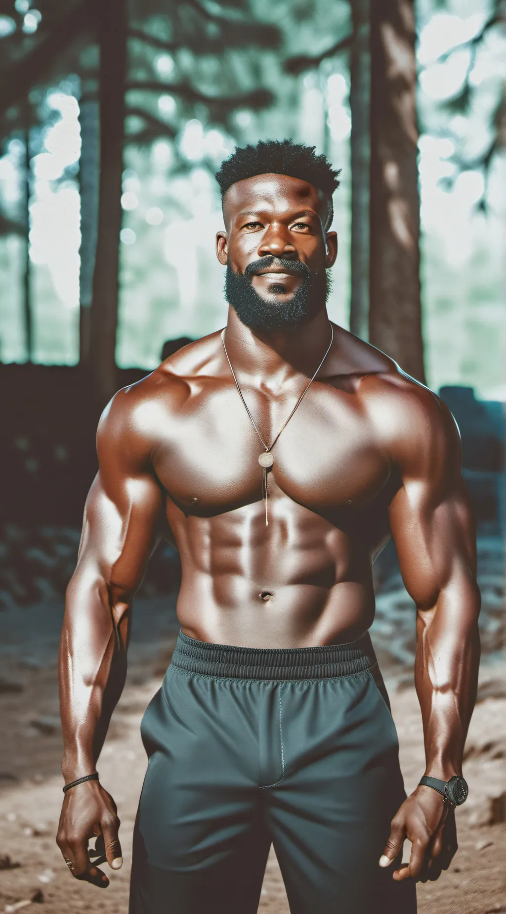 ai character: johngramba  background