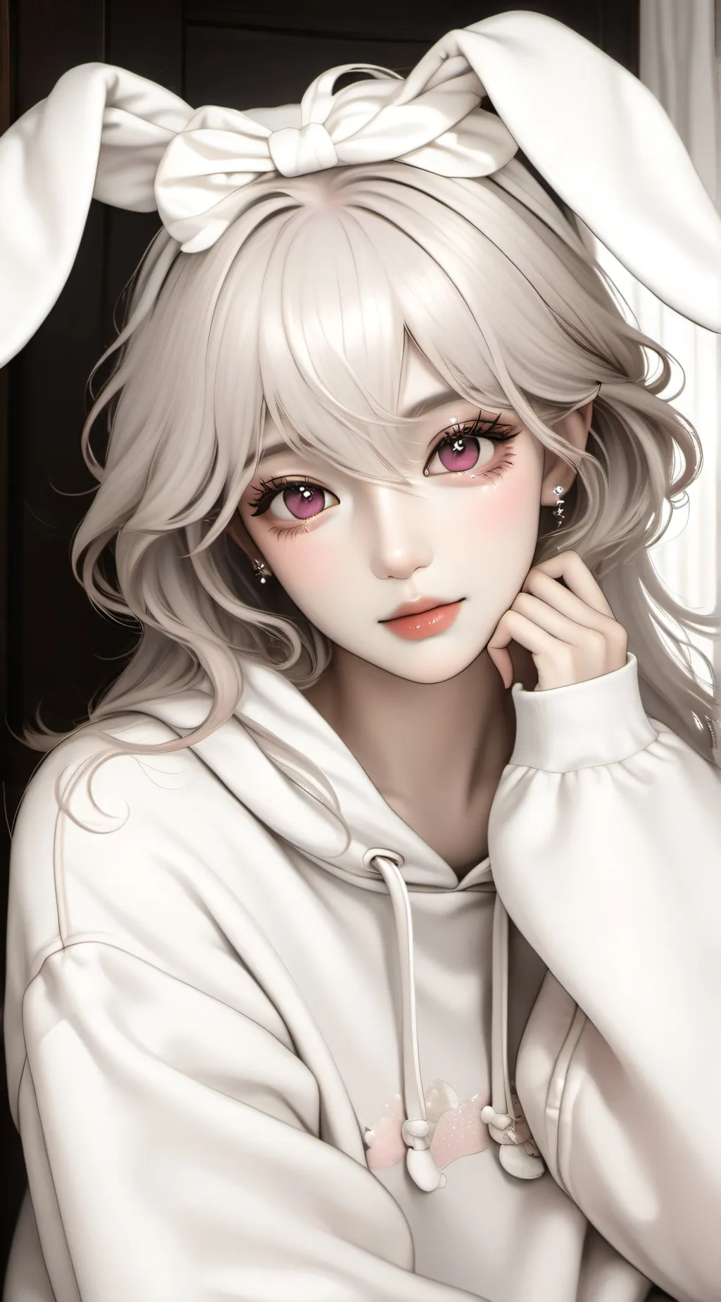 ai character: 🐰~Ella~🐰 background