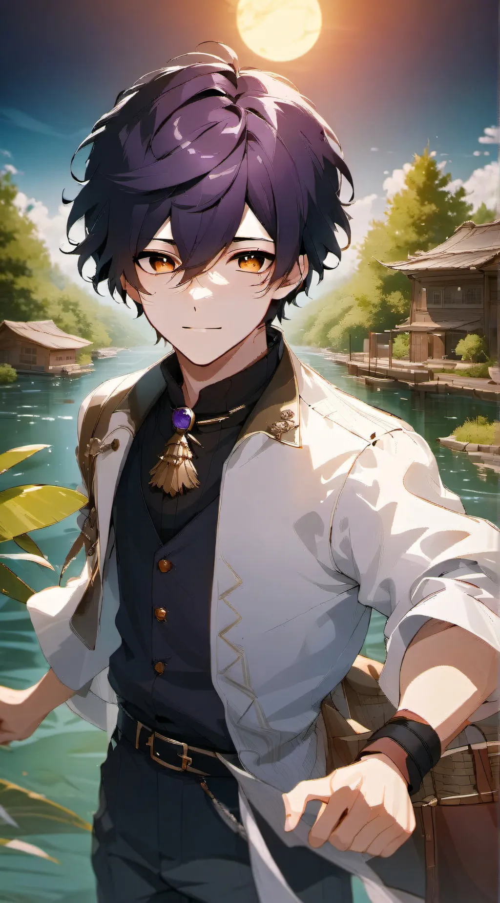 ai character: Zeek🖤🤍🖤❤️‍🔥 background