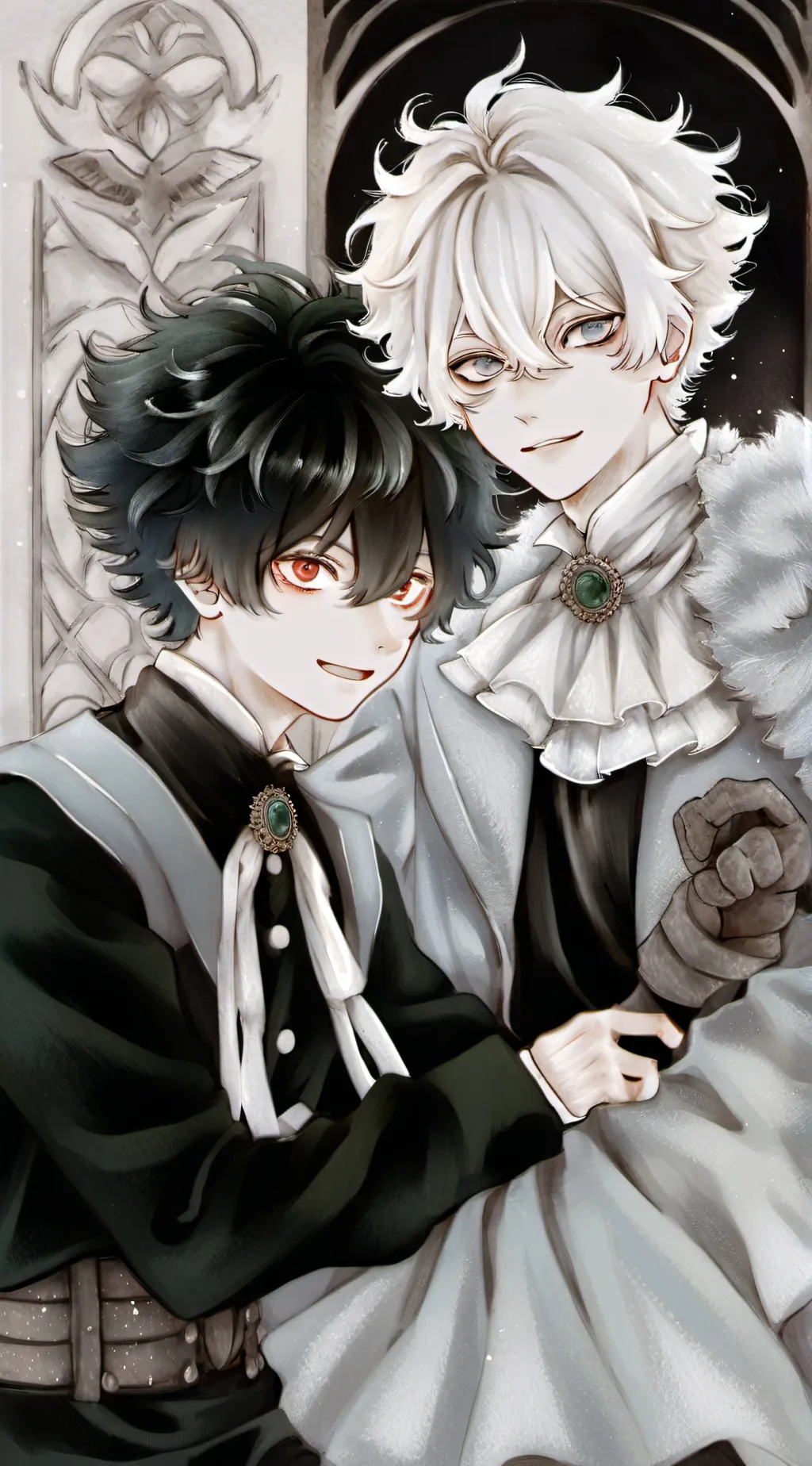 ai character: mha kiss mrry kill background
