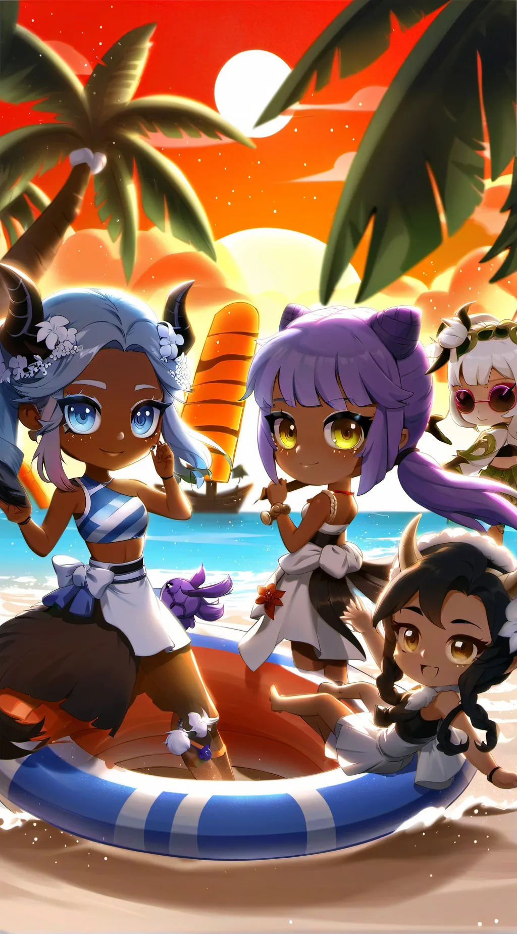 ai character: {♡Just have fun♡} background
