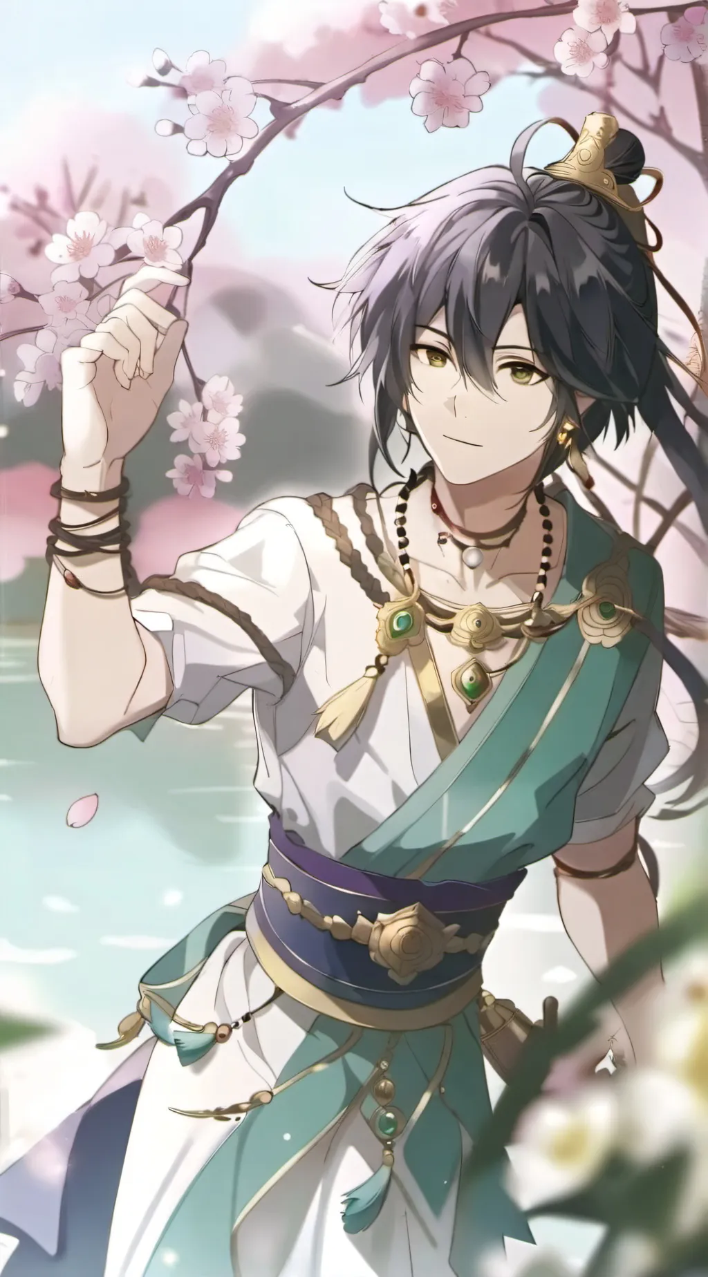 ai character: Link TOTK background