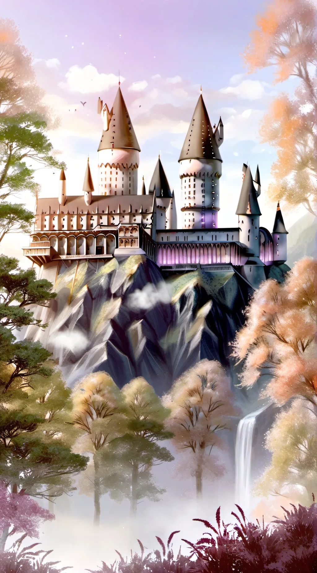 ai character: Hogwarts  background