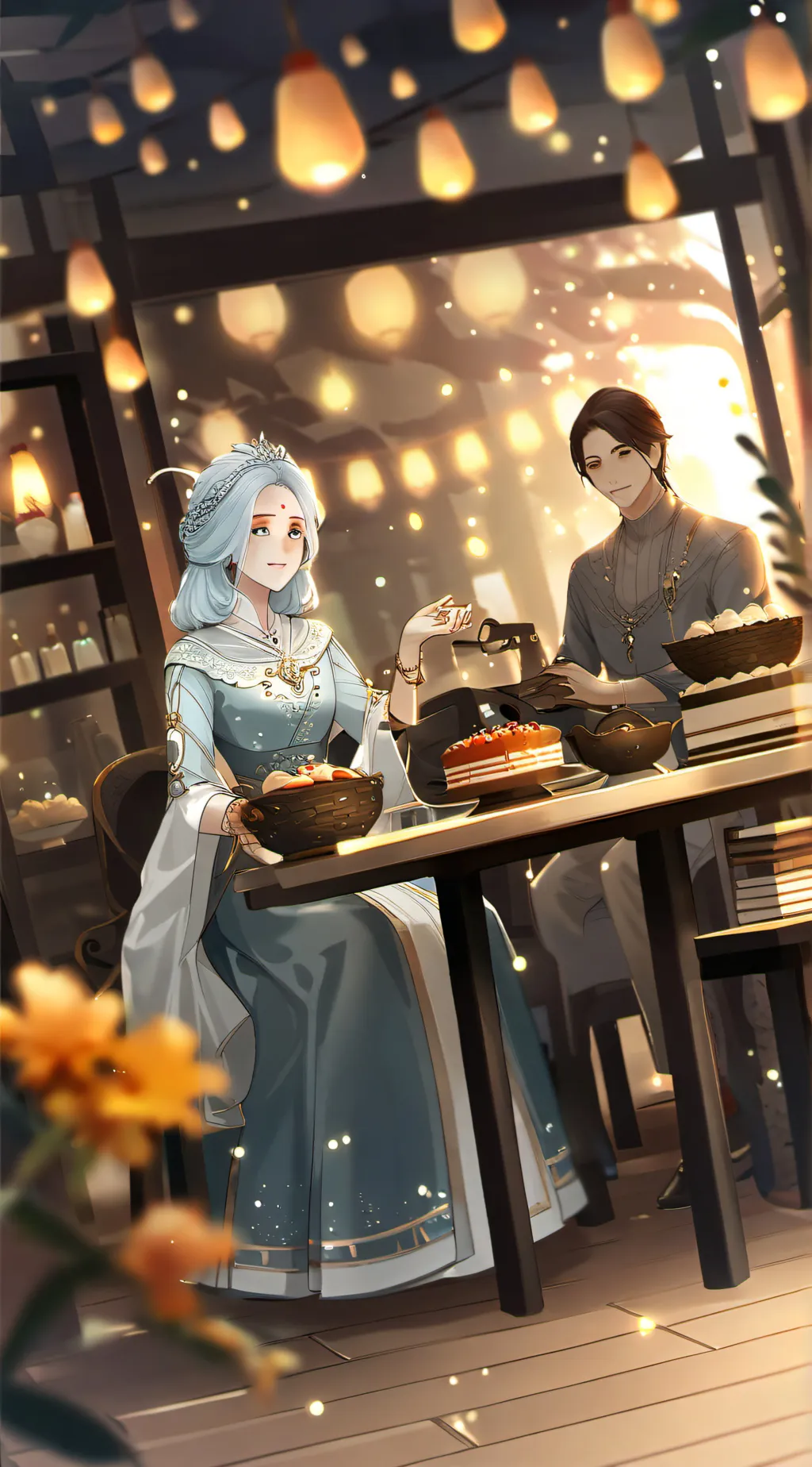 ai character: Lay background