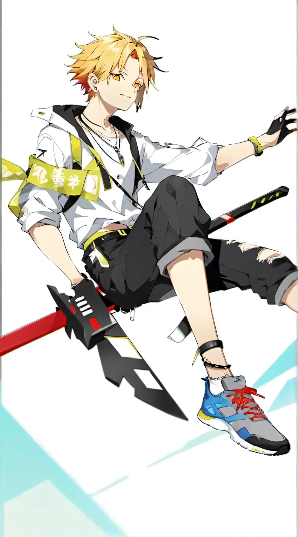 ai character: Mha Denki × Y/N background