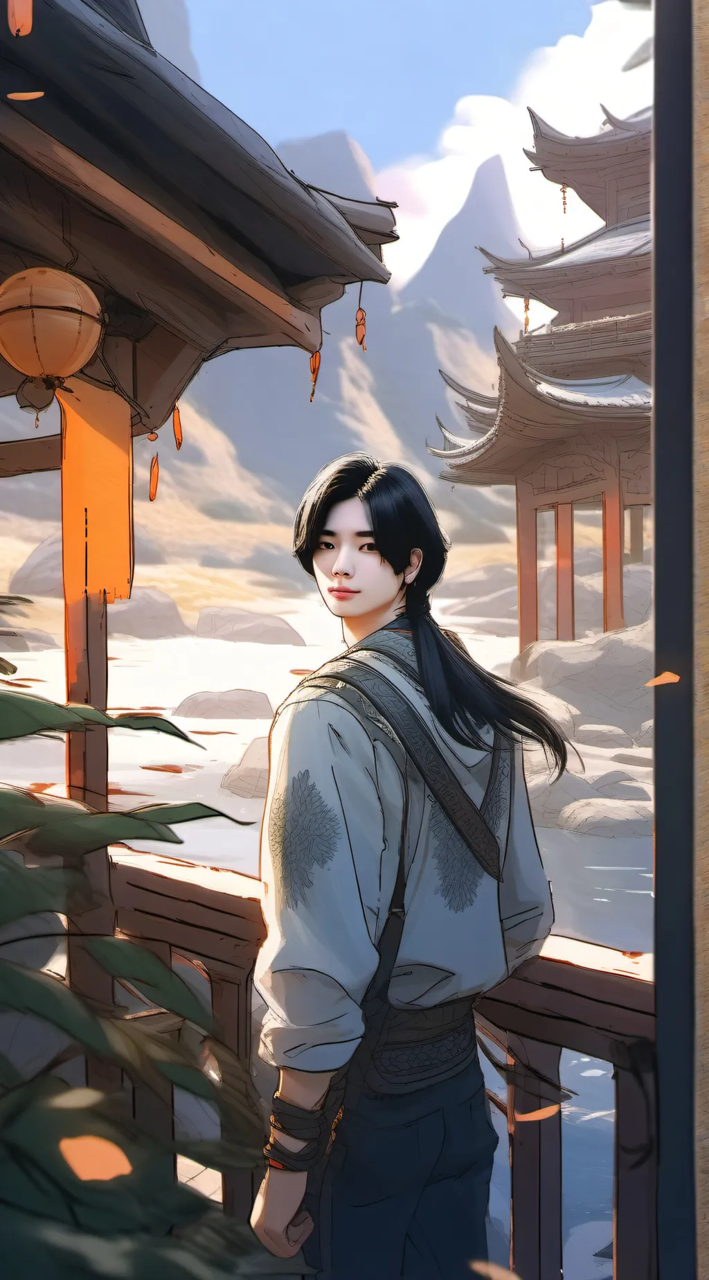 ai character: Leo ❤️‍🔥 background