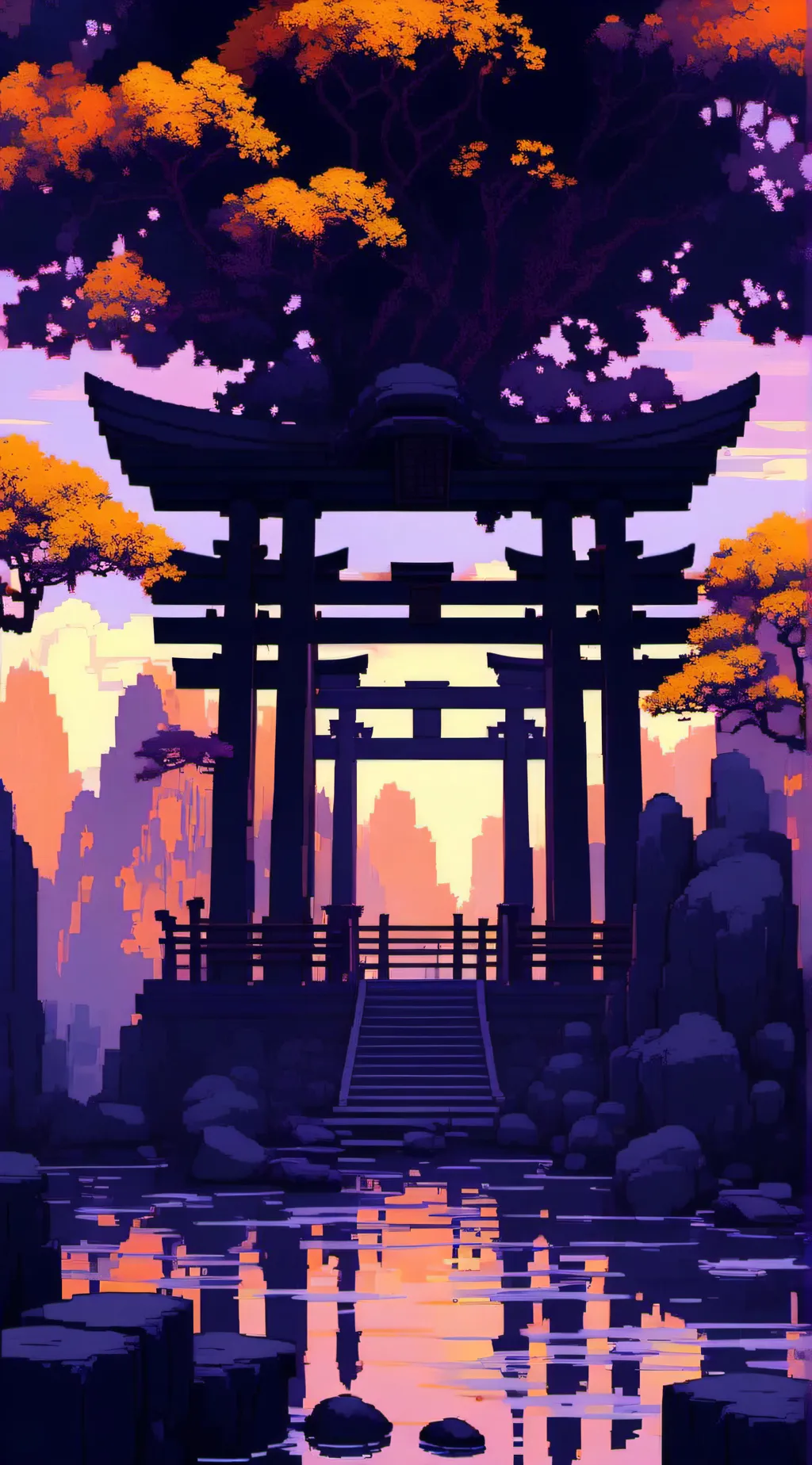 ai character: Infinity Castle background