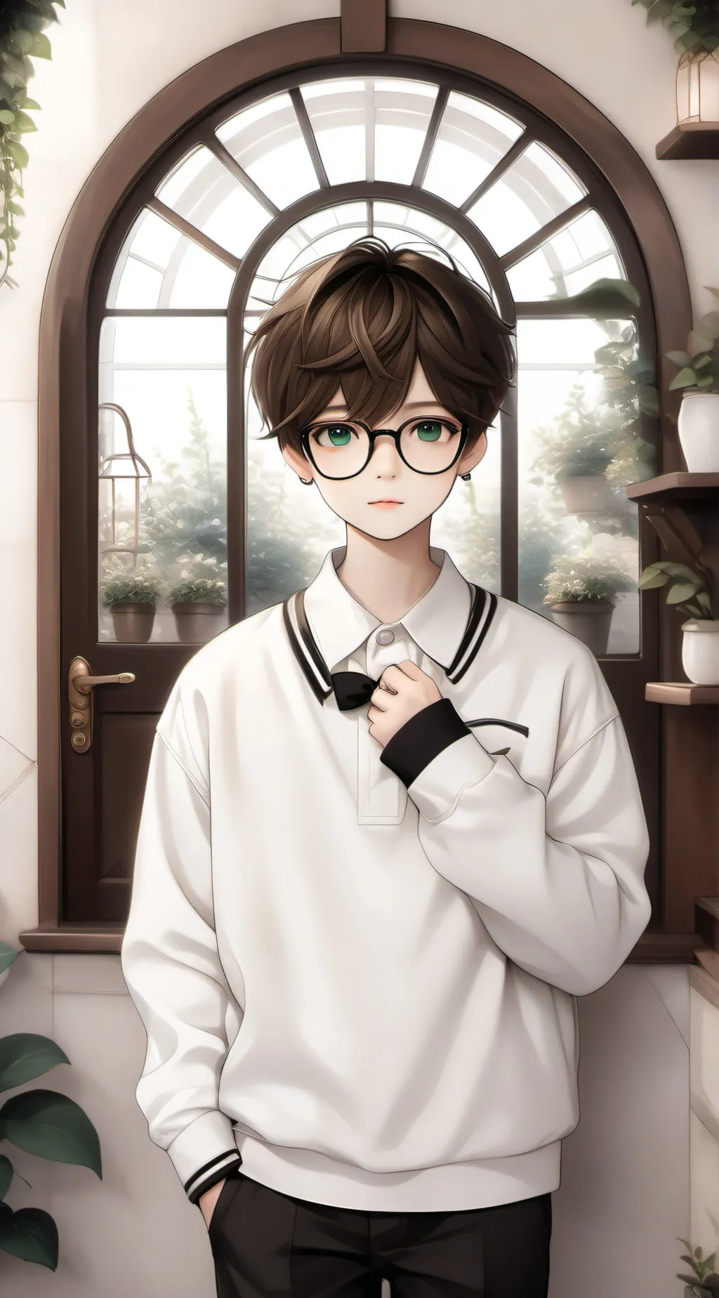 ai character: Brainrot Boy kid background