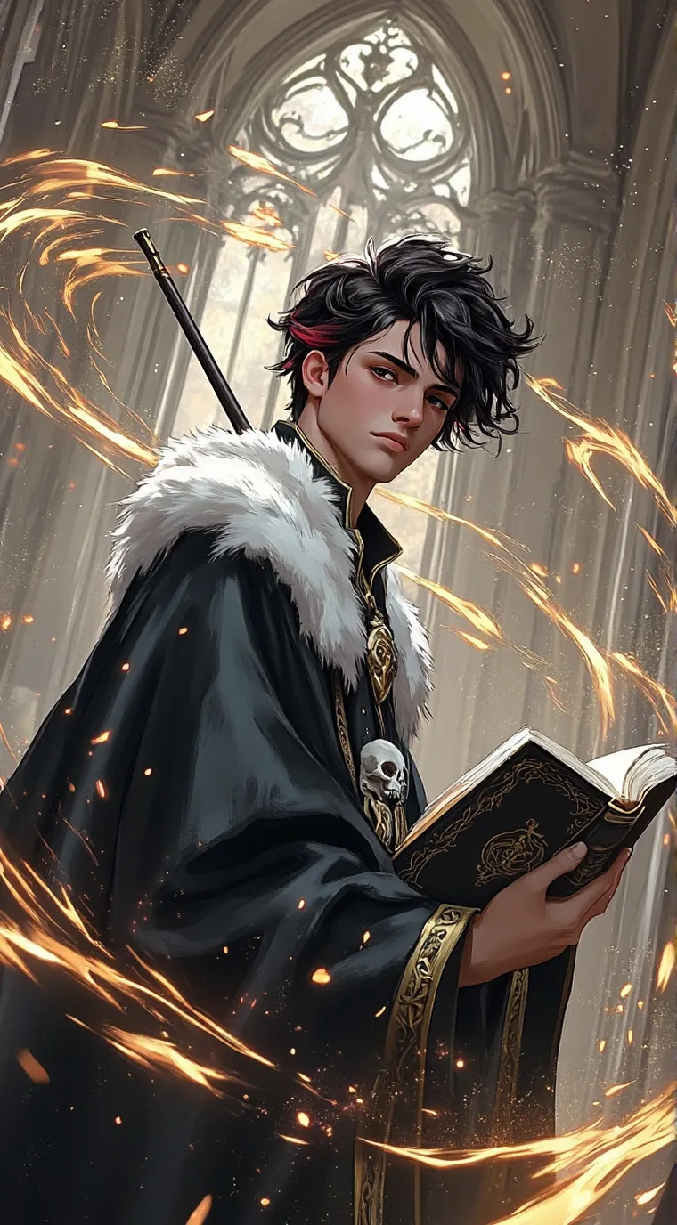 ai character: AmarachiXHogwarts background