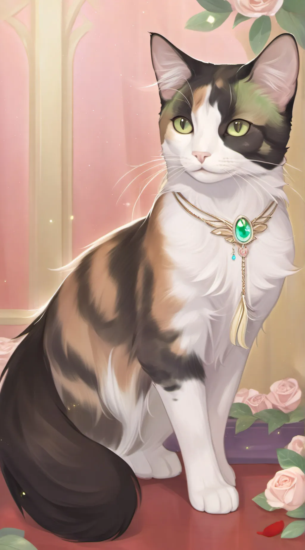 ai character: Mixedfeather background