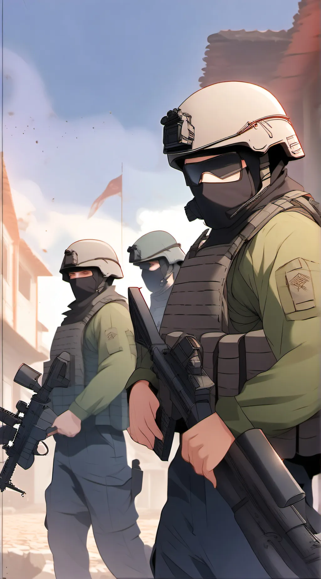 ai character: Urban Warfare  background