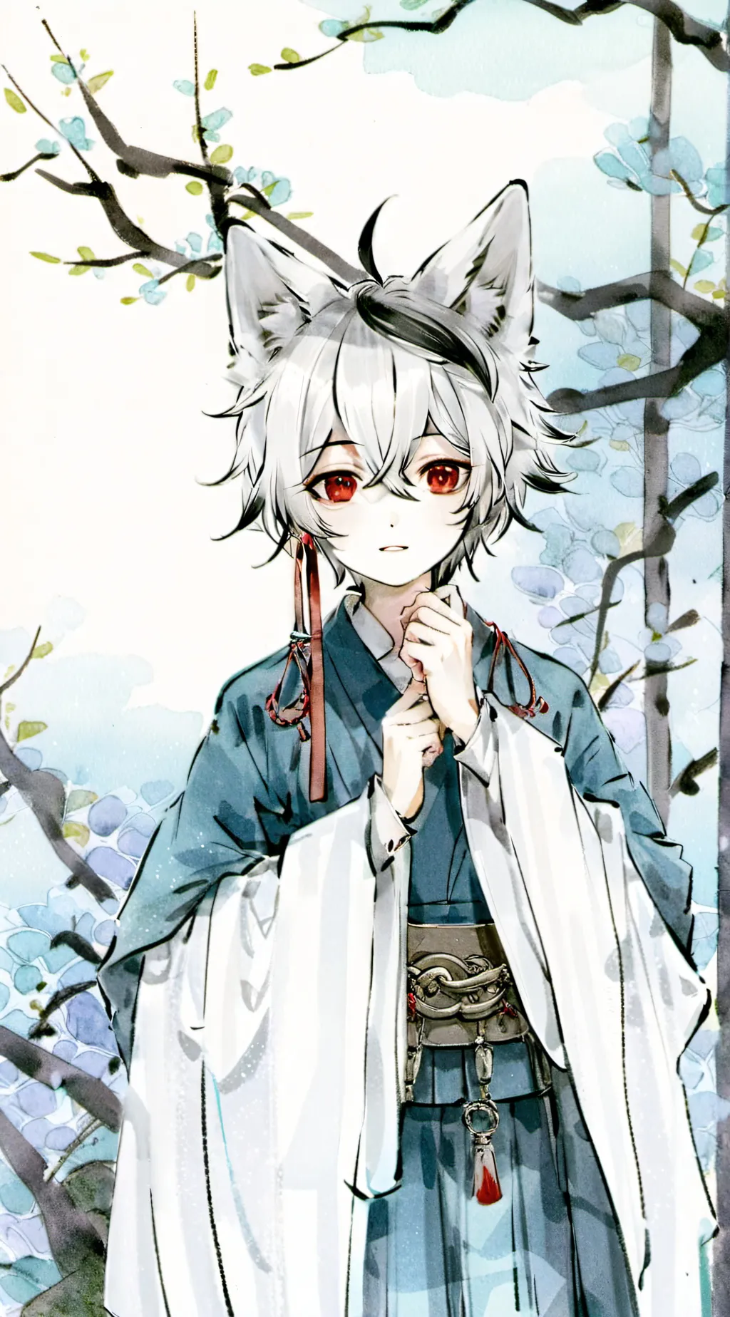 ai character: 緑色▪オリヴア background