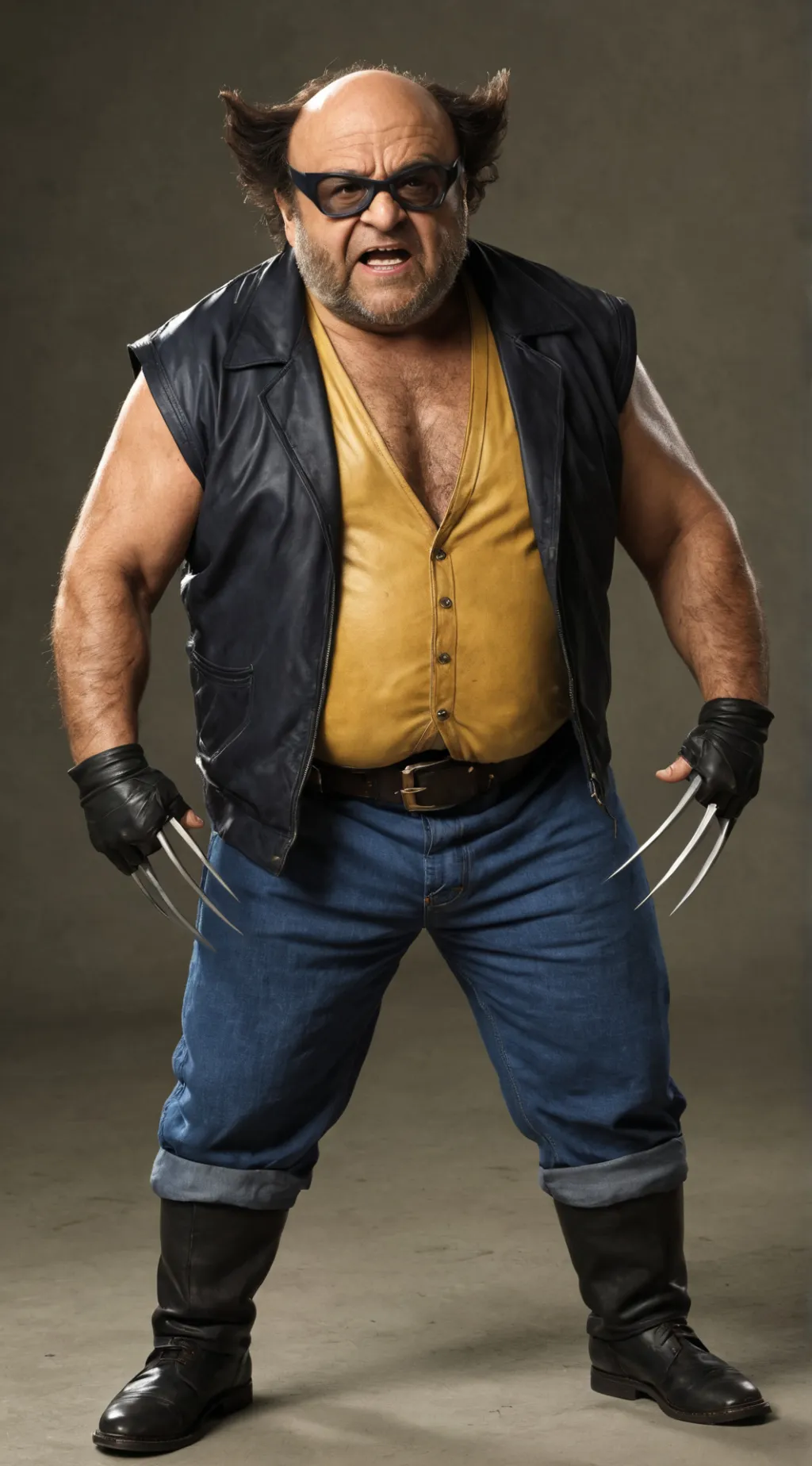 ai character: Danny Devito  background