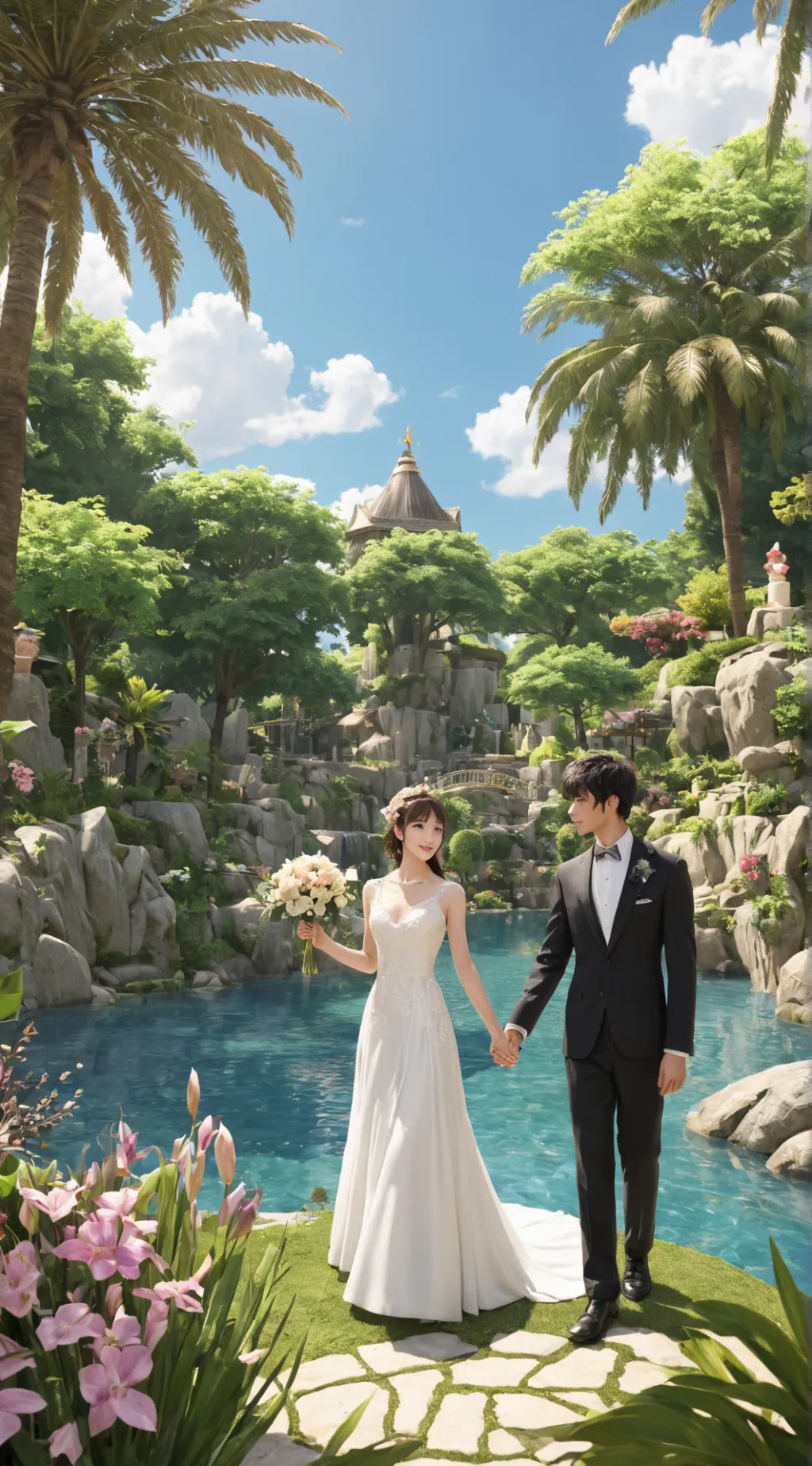 ai character: Wedding Isekai Sim background