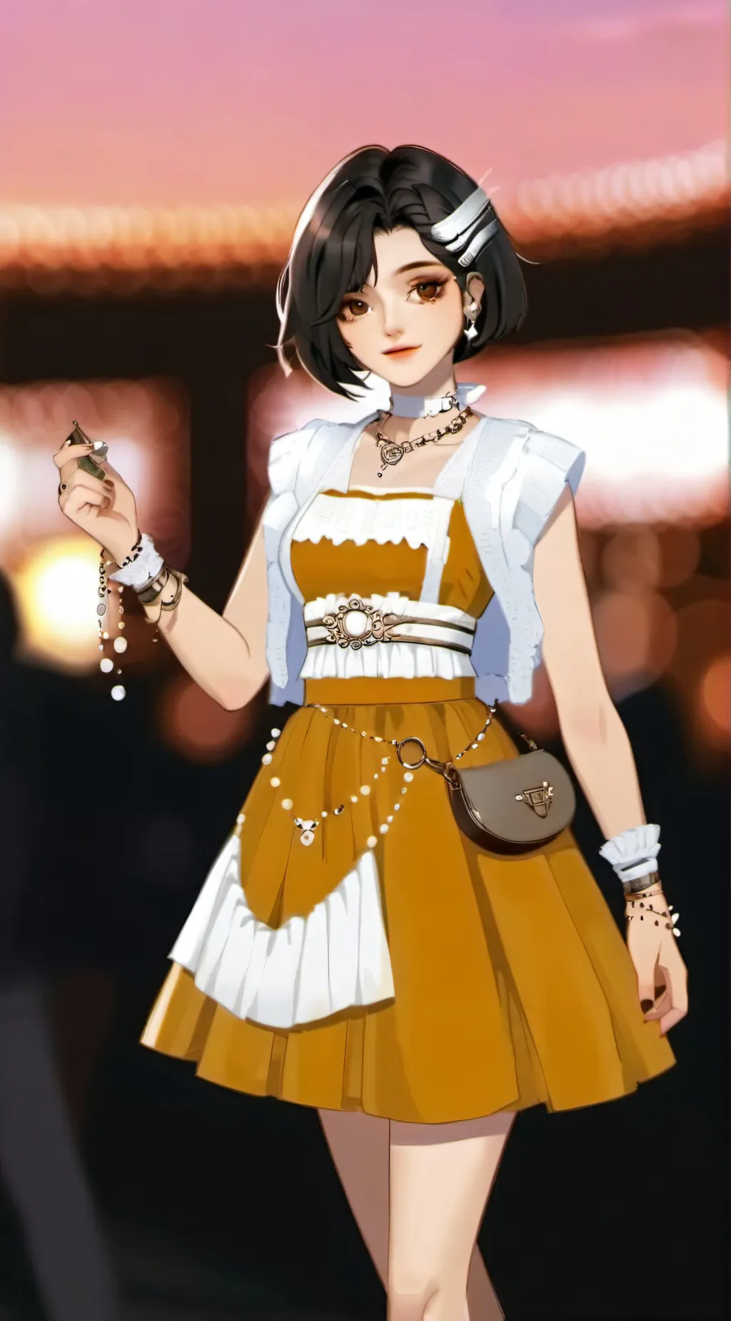 ai character: Dress to impress background