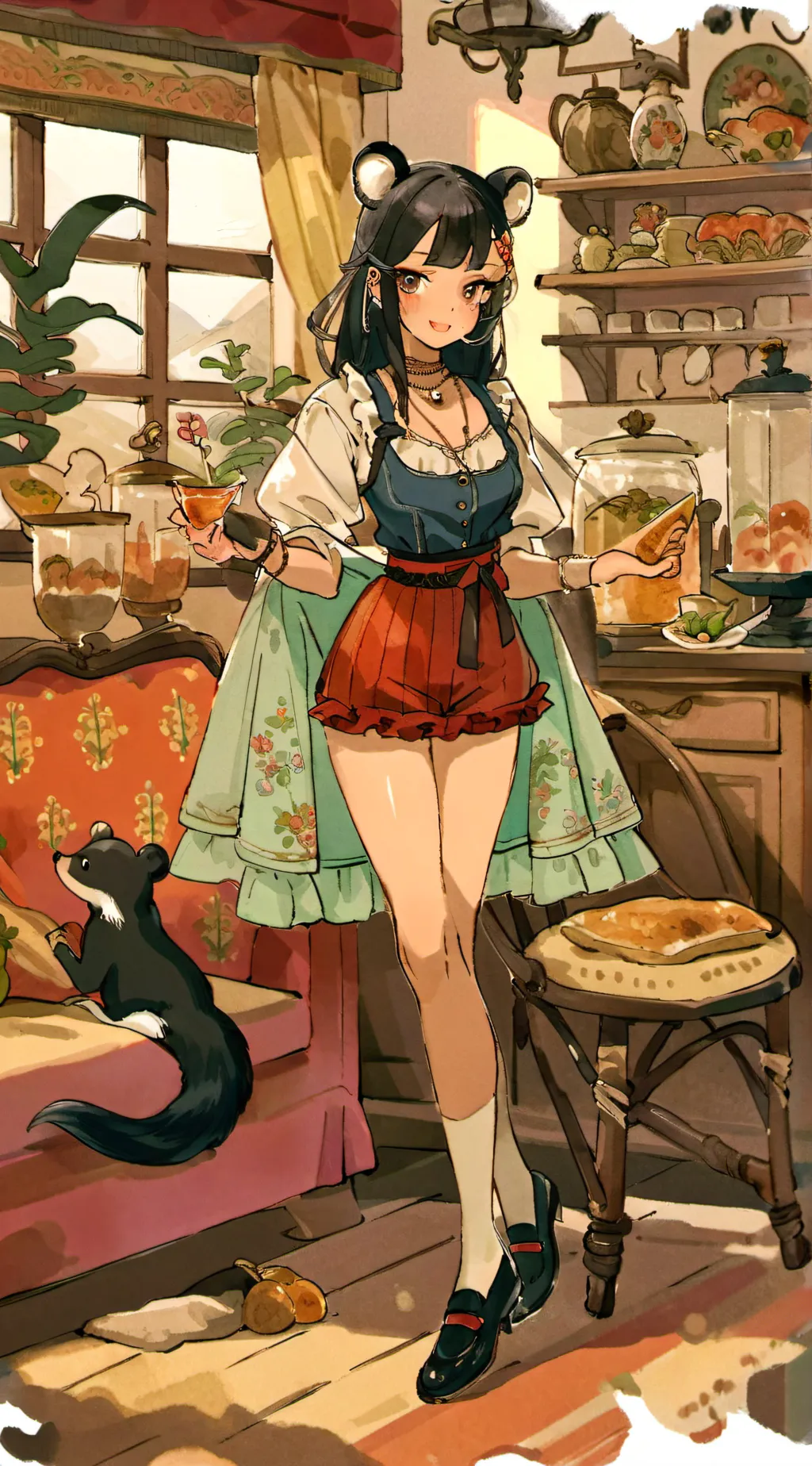 ai character: ivy background
