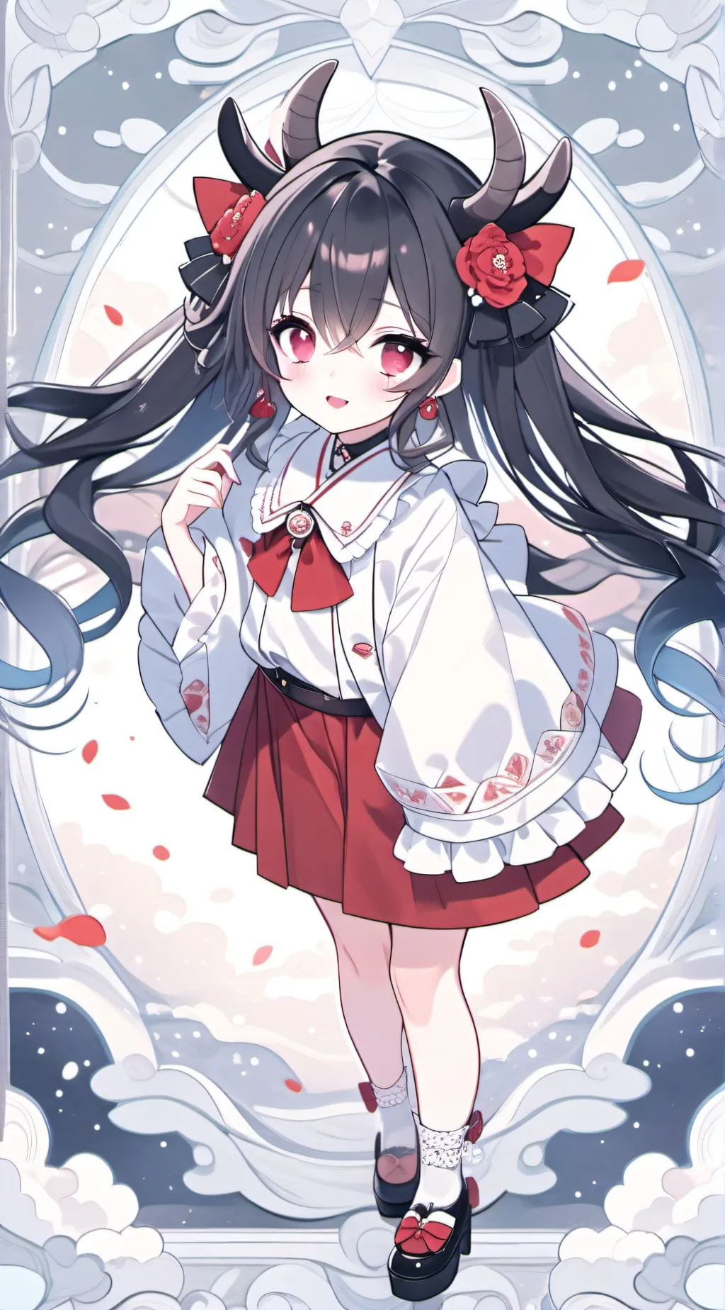 ai character: upper moon's  background