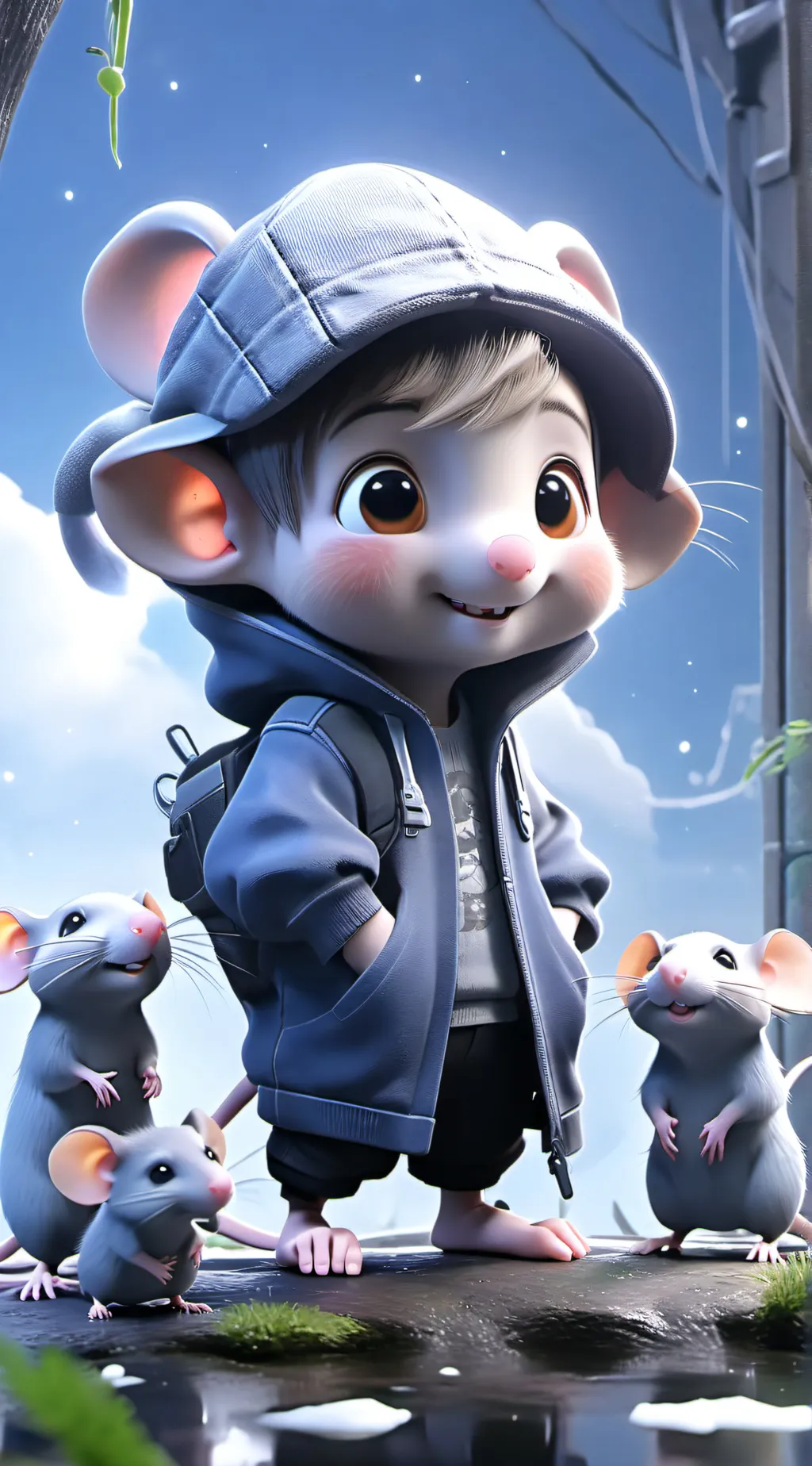 ai character: Uncle Rat background