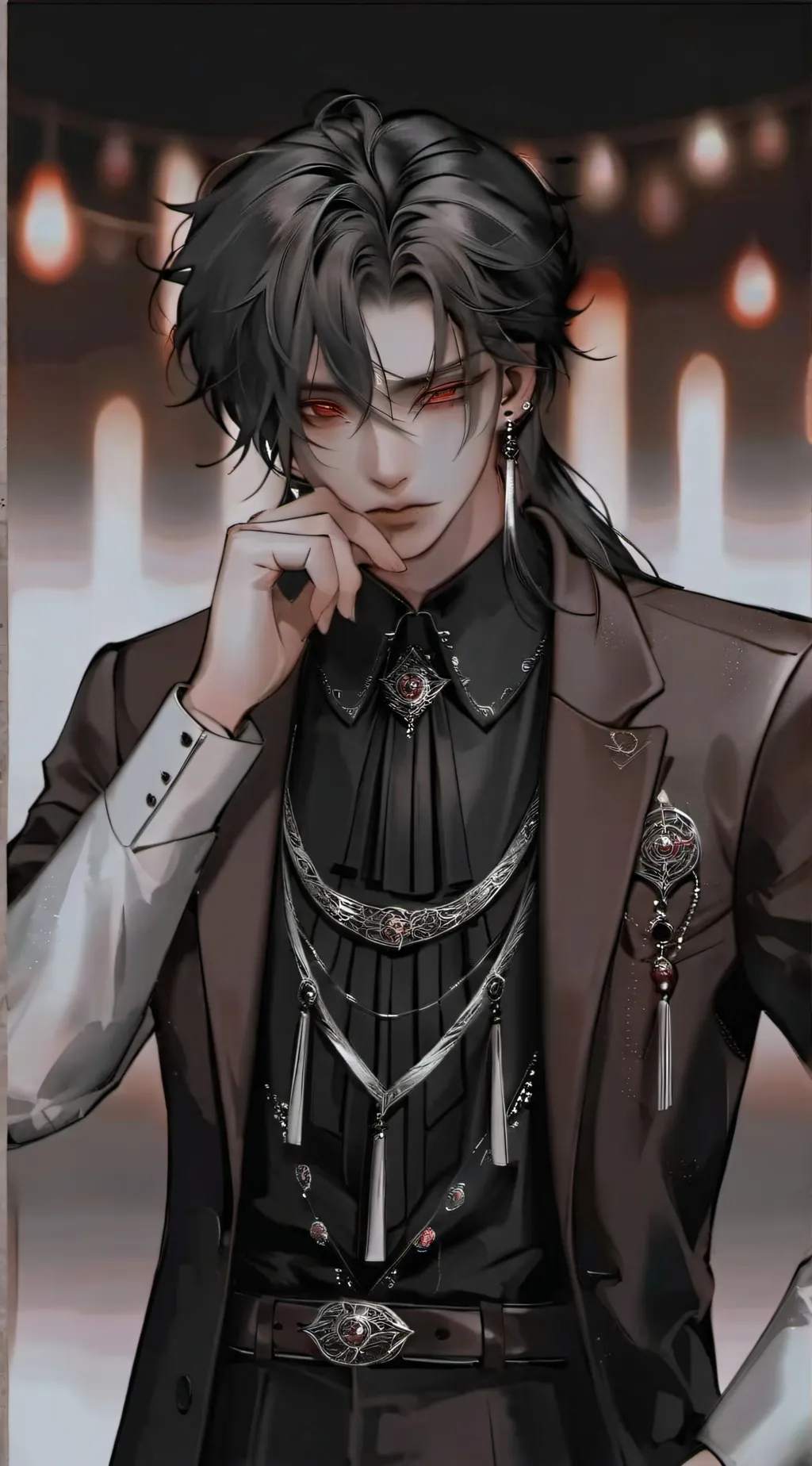 ai character: ☆•Roman•☆ background