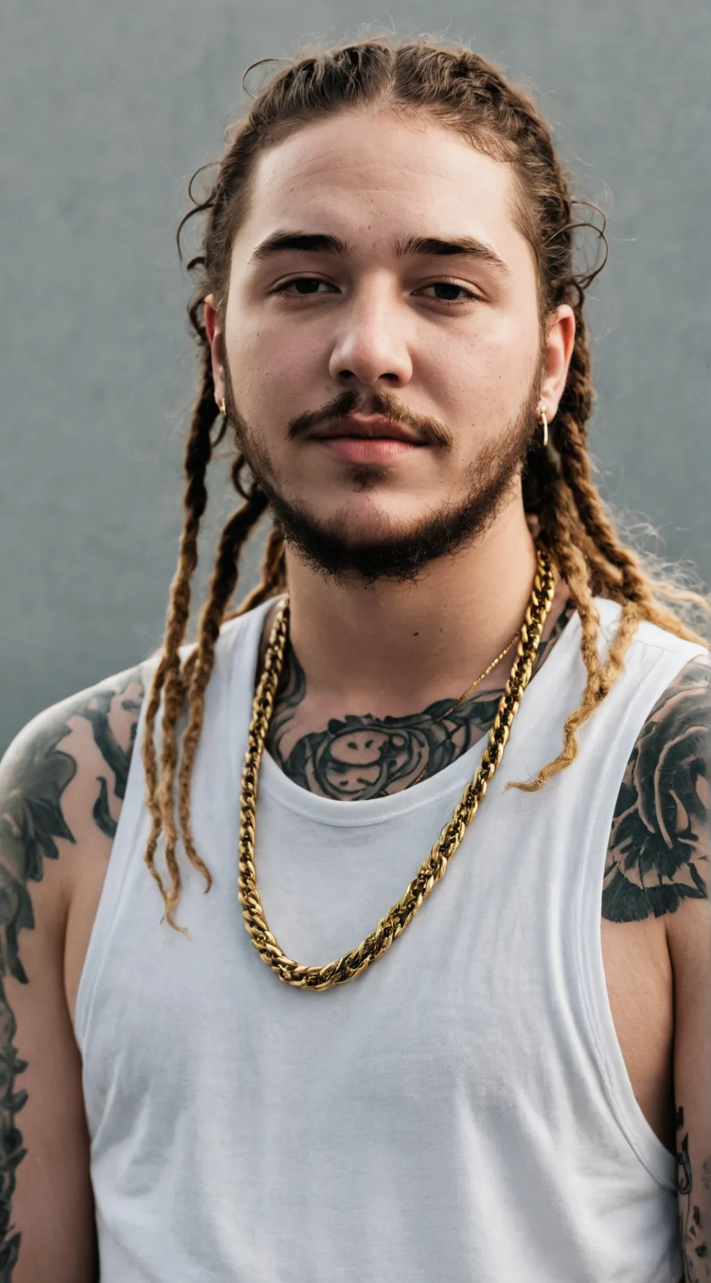 ai character: POST MALONE!! background