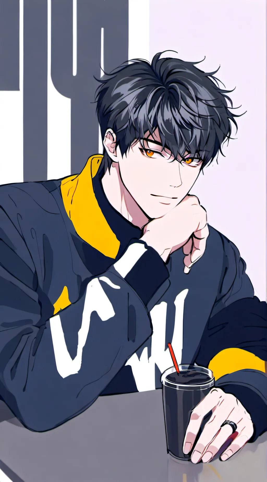 ai character: funny lancer background